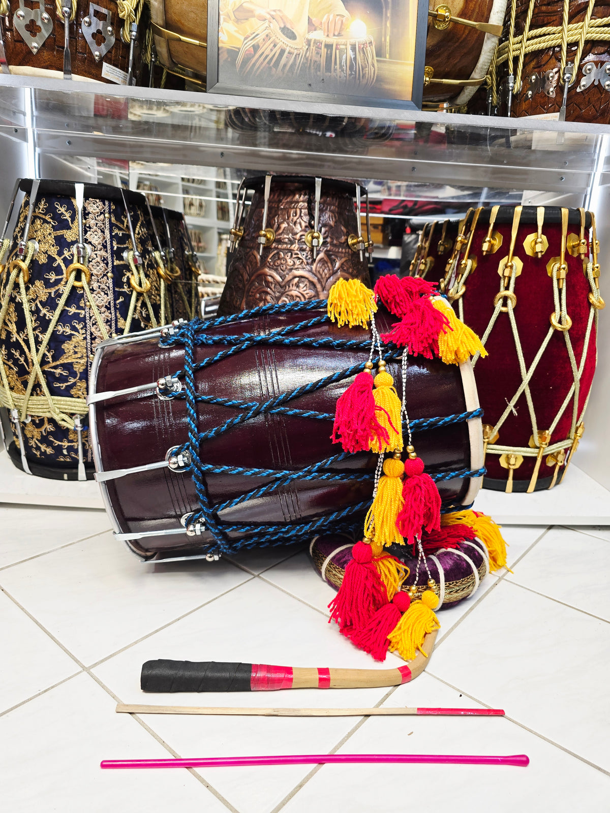 Virasat Royale 18.5" Mid-Sized Punjabi Dhol *Very Minor Cosmetic Blemishes