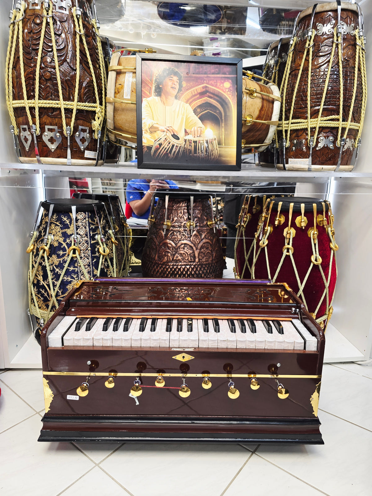 Amrit Sovereign — 2-Reed Boxed Harmonium with Coupler | Premium Edition *Cosmetic Blemishes