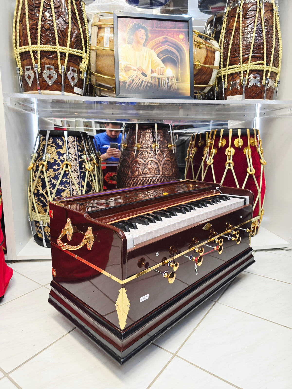 Amrit Sovereign — 2-Reed Boxed Harmonium with Coupler | Premium Edition *Cosmetic Blemishes