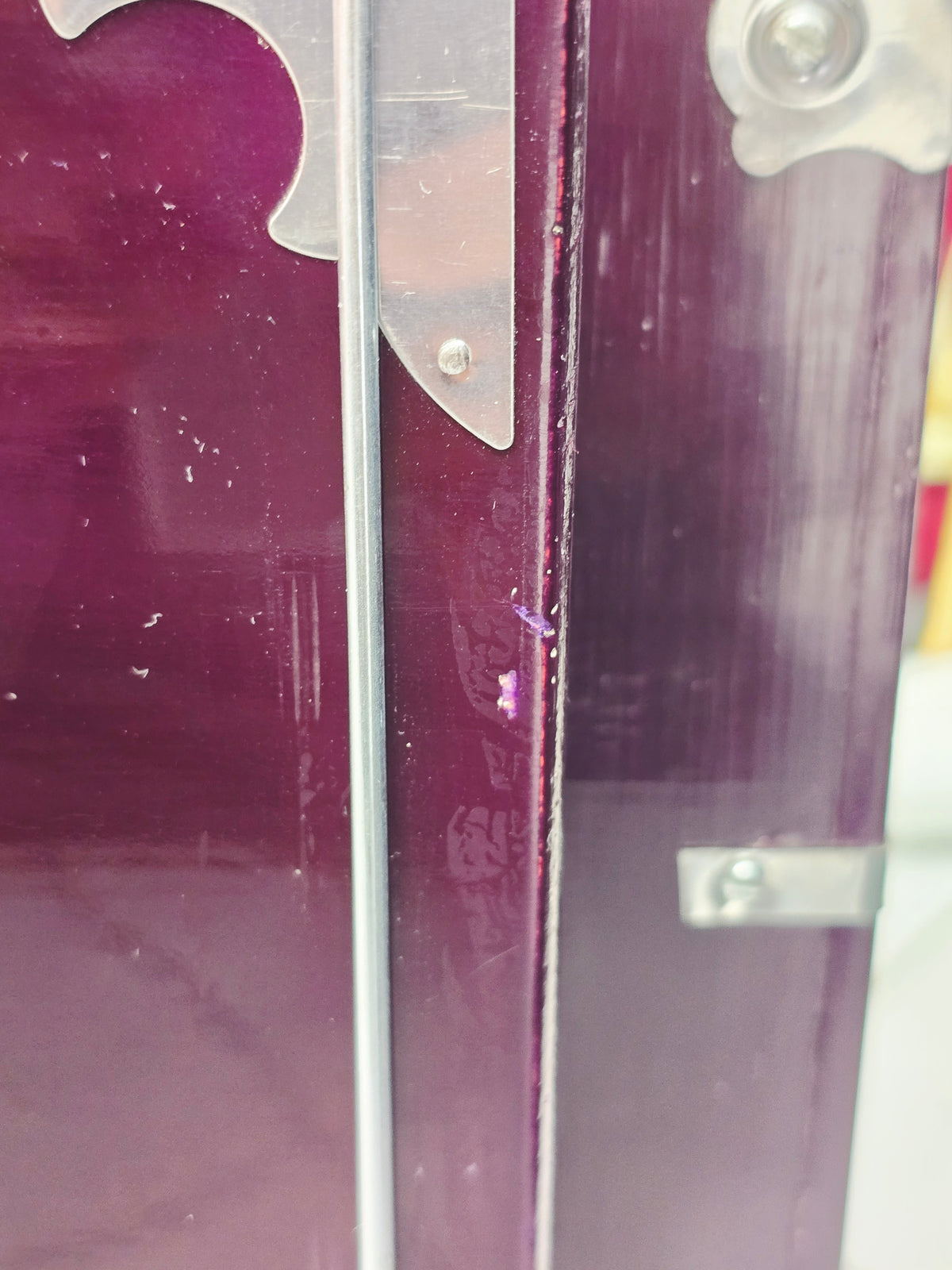 Surkriti™ Royale – 42-Key Professional Harmonium with Left-Hand Coupler, Komi Reeds & Deep Purple Gloss Finish*Minor Cosmetic Defects 10% Deposit Link for Sabrina