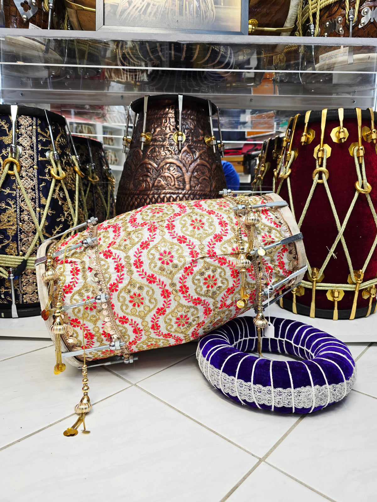 Mehfil-e-Mehendi Designed Dholak