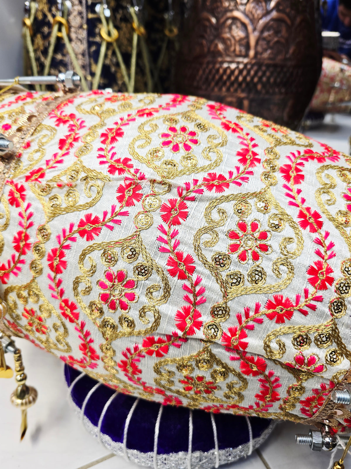 Mehfil-e-Mehendi Designed Dholak