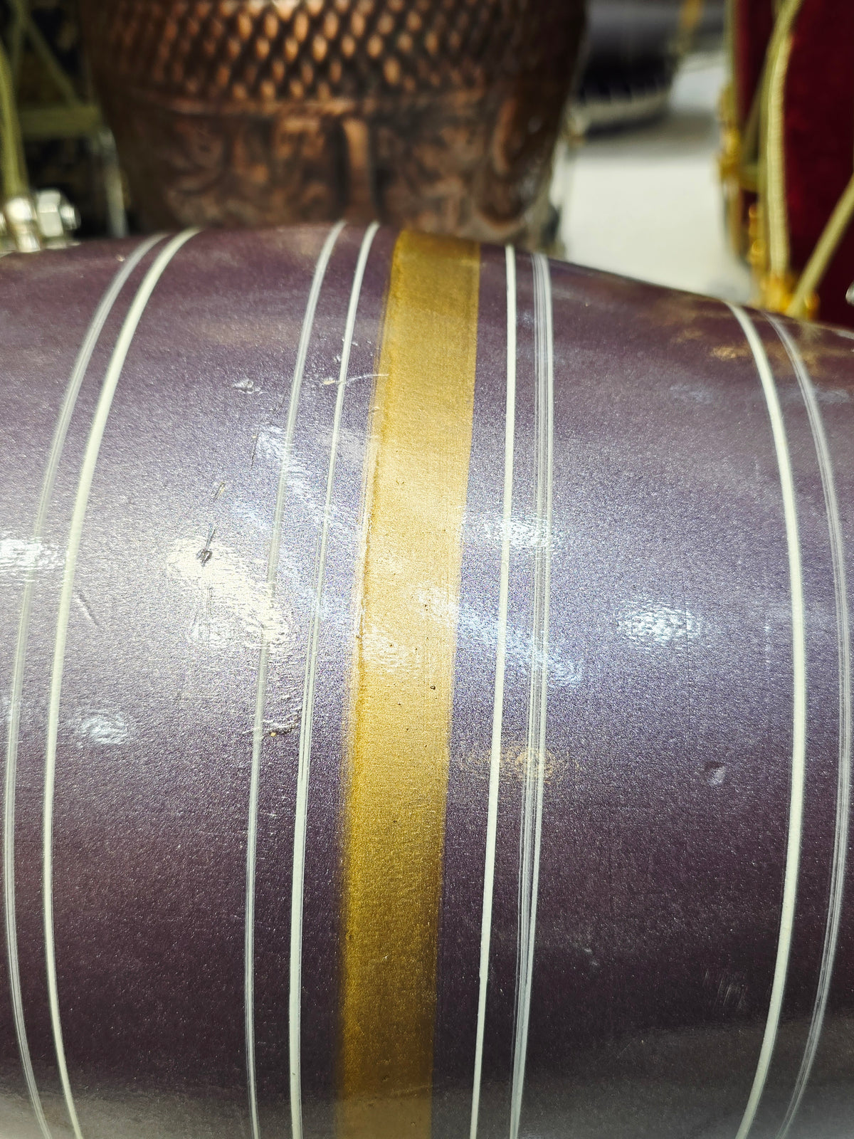 Amethyst Rhythm Student Dholak with Carry Handle *Minor Cosmetic Blemishes