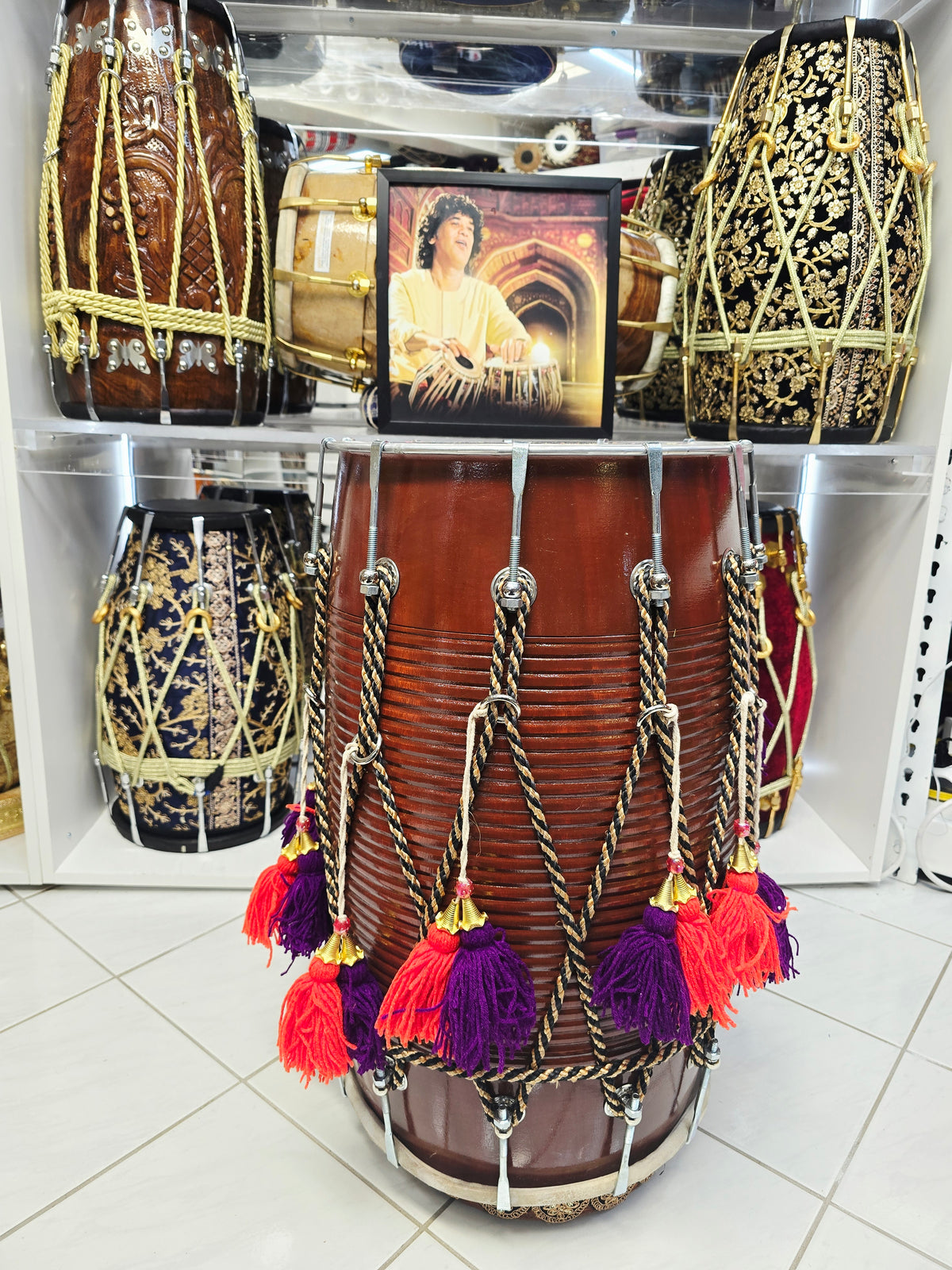 Maharaja Rhythm Punjabi Dhol | 23.25" Wooden Punjabi Dhol