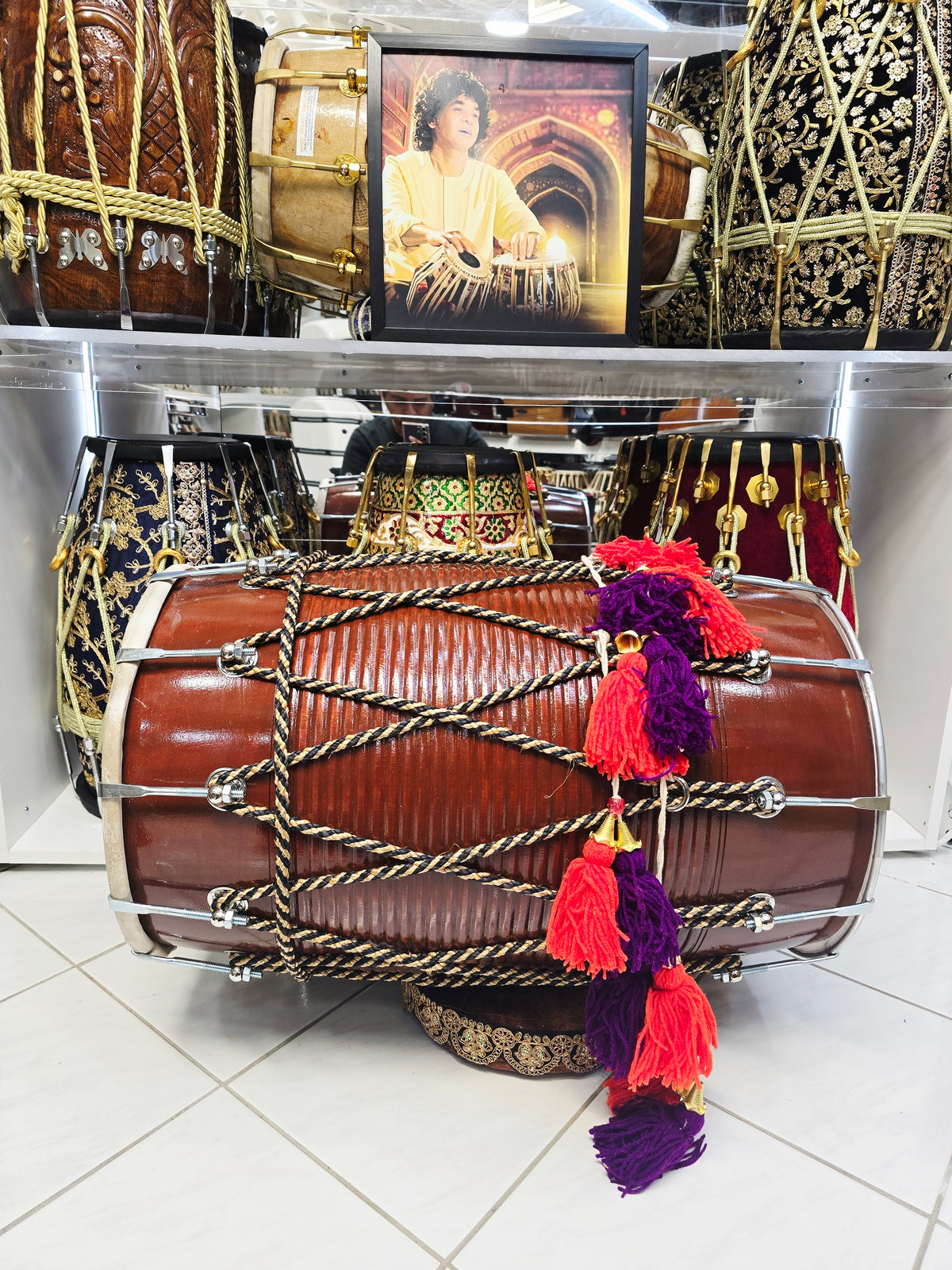 Maharaja Rhythm Punjabi Dhol | 23.25" Wooden Punjabi Dhol