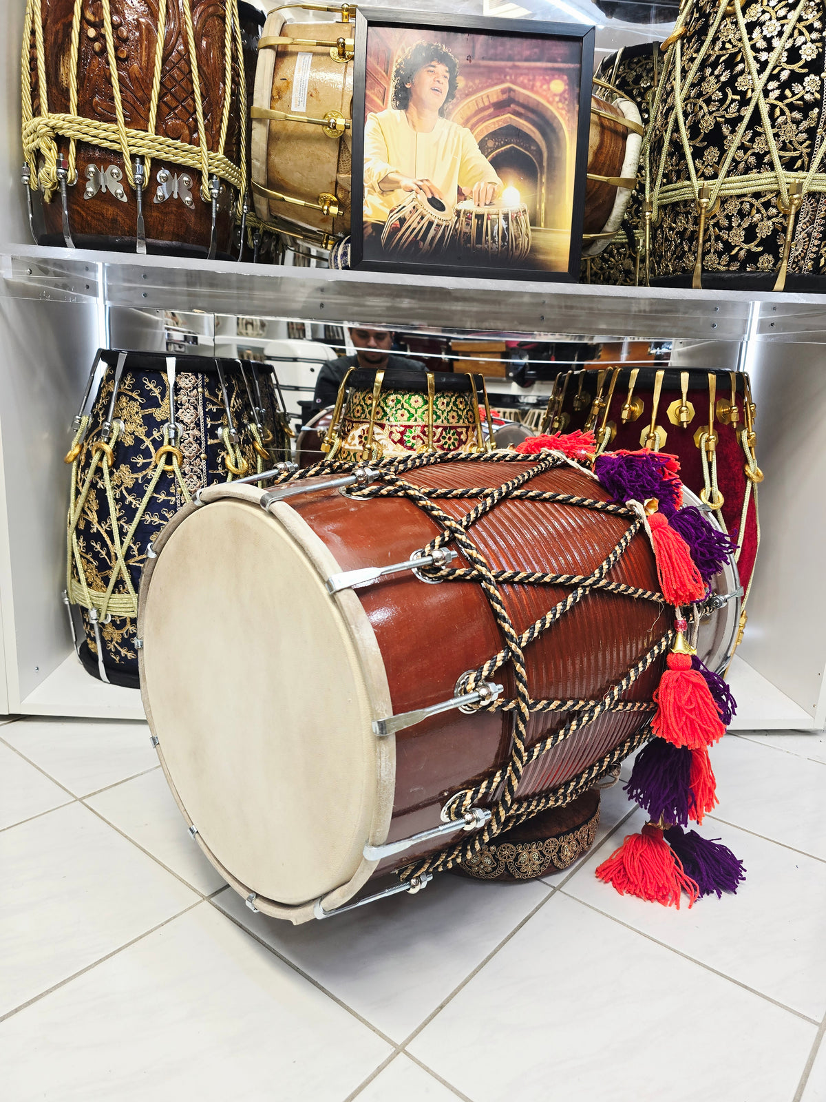 Maharaja Rhythm Punjabi Dhol | 23.25" Wooden Punjabi Dhol
