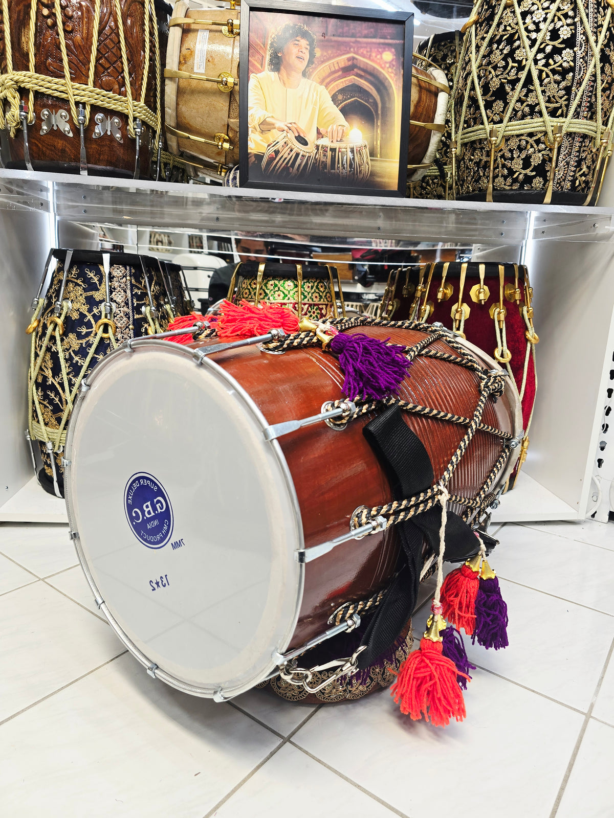 Maharaja Rhythm Punjabi Dhol | 23.25" Wooden Punjabi Dhol