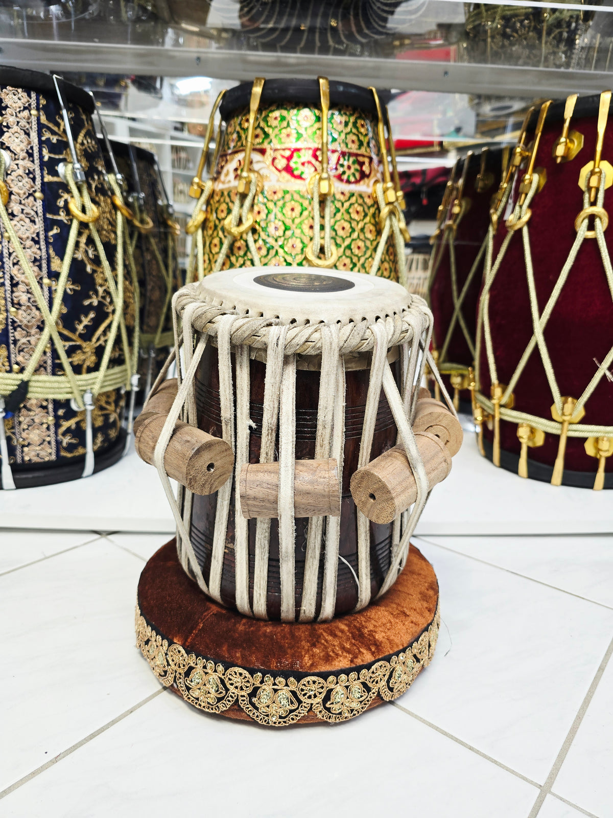 Swar Shikhar Legacy | 6" C Red Sheesham Dayan *Minor Cosmetic Blemishes