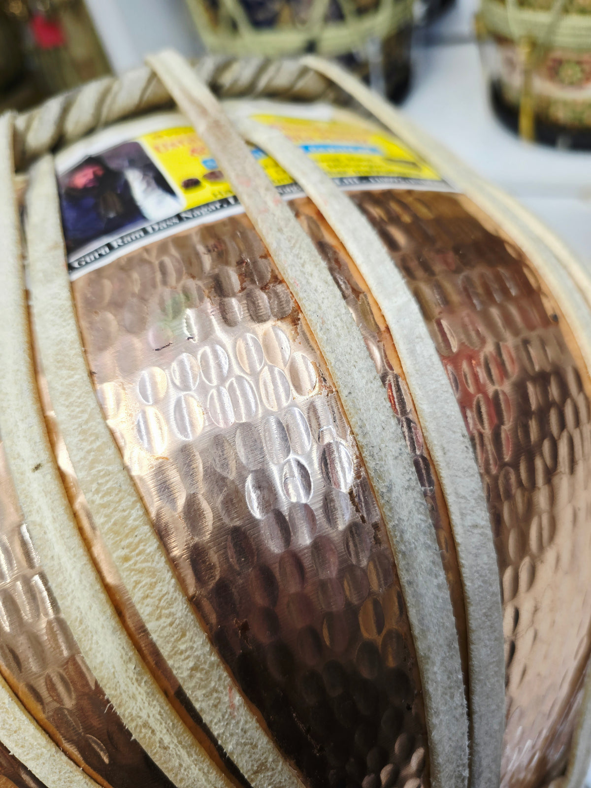 Naad Prakash Heritage | 9.25" 4.170 kg Copper Bayan + 6" C#/D Red Sheesham Mohd. Sharif Concert Tabla Set Very Minor Cosmetic Blemishes *Exceptional Bayan (Tone + Feel)