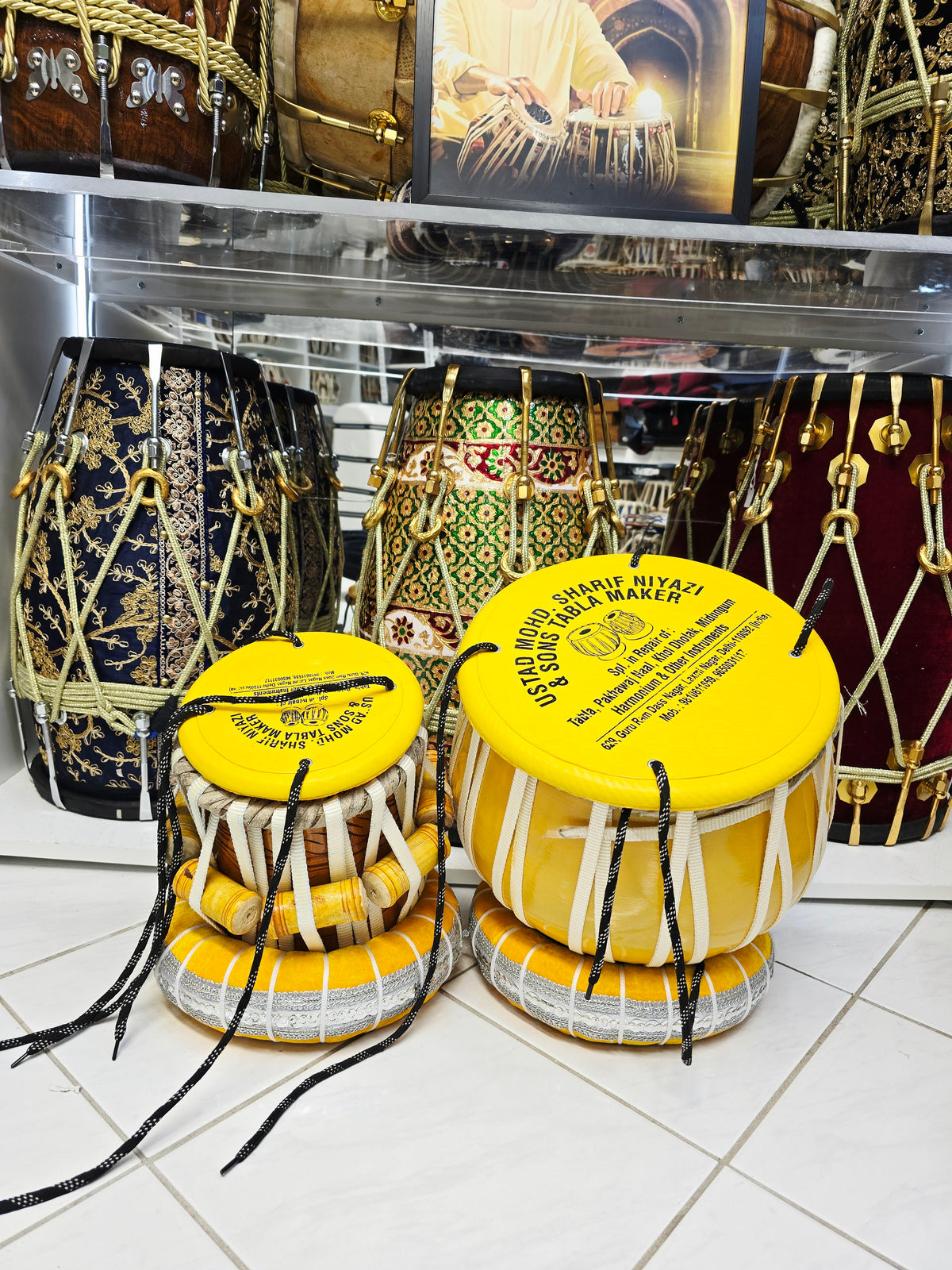 Little Maestro Heritage | 5.5" Dayan + 9" Bayan Premium Kids Tabla Set (Ages 3-6) *Minor Cosmetic External Cracks