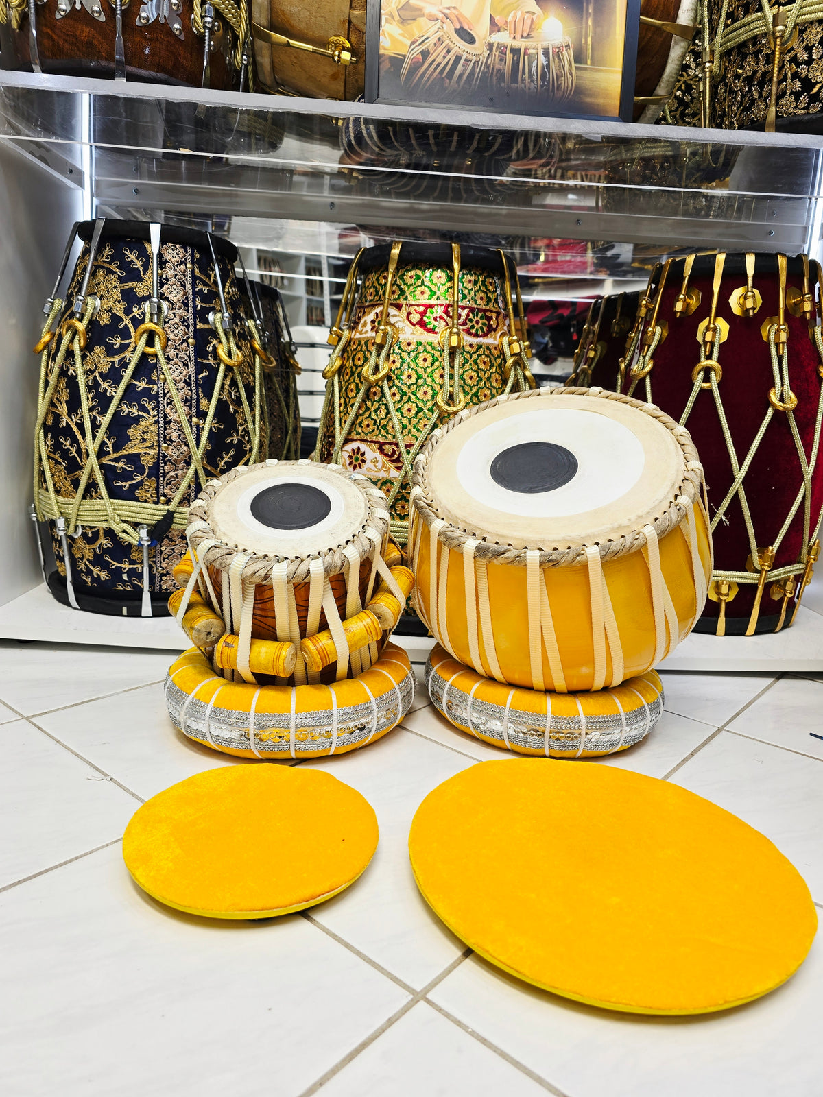 Little Maestro Heritage | 5.5" Dayan + 9" Bayan Premium Kids Tabla Set (Ages 3-6) *Minor Cosmetic External Cracks