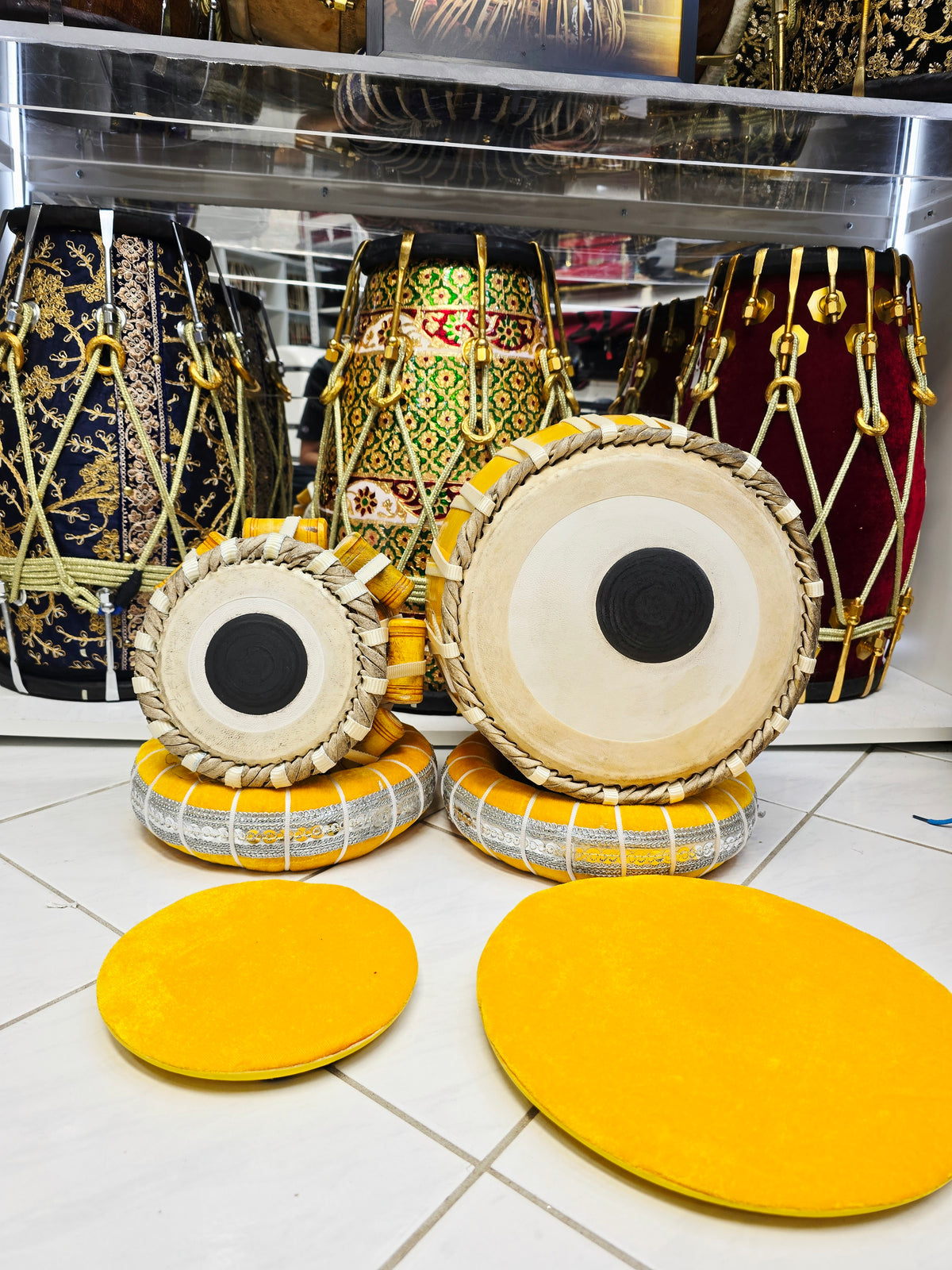 Little Maestro Heritage | 5.5" Dayan + 9" Bayan Premium Kids Tabla Set (Ages 3-6) *Minor Cosmetic External Cracks