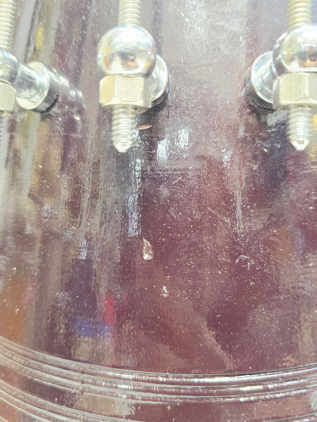 Raagveer Legacy | 24" 18.4 lb Red Sheesham Mohd. Sharif Pakhaawaj / Naal Hybrid One of a Kind *Minor Cosmetic Defects