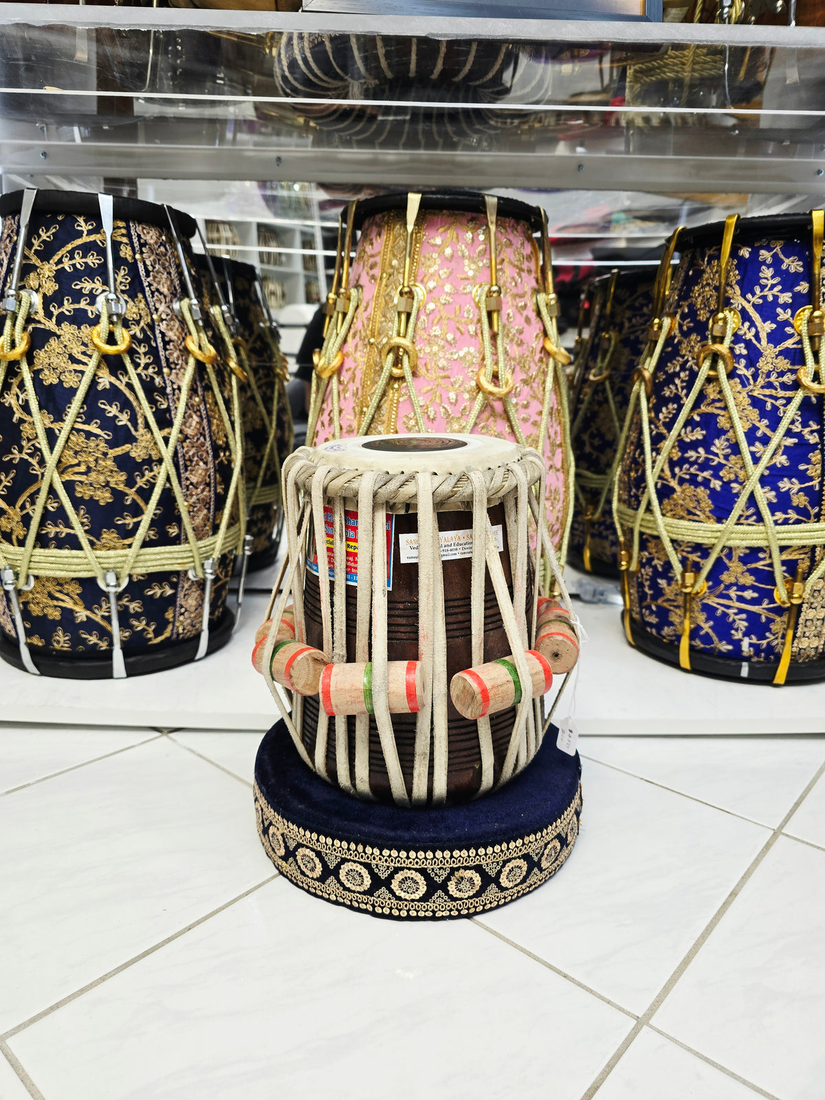 Agniveena | 6" C/C# Red Sheesham Mohd. Sharif Dayan *Very Minor Cosmetic Blemishes & Minor Syaahi Flake * Exceptional Tone