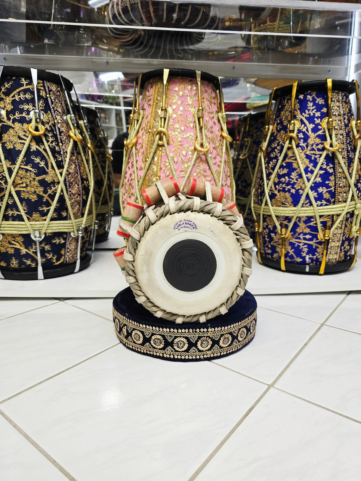 Agniveena | 6" C/C# Red Sheesham Mohd. Sharif Dayan *Very Minor Cosmetic Blemishes & Minor Syaahi Flake * Exceptional Tone