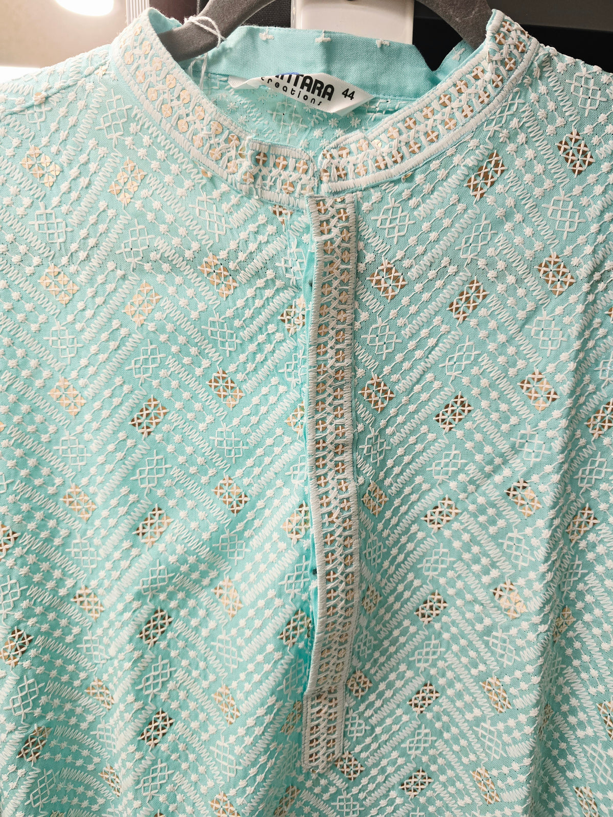 Teal Men's Kurta Top *Contact For Price*