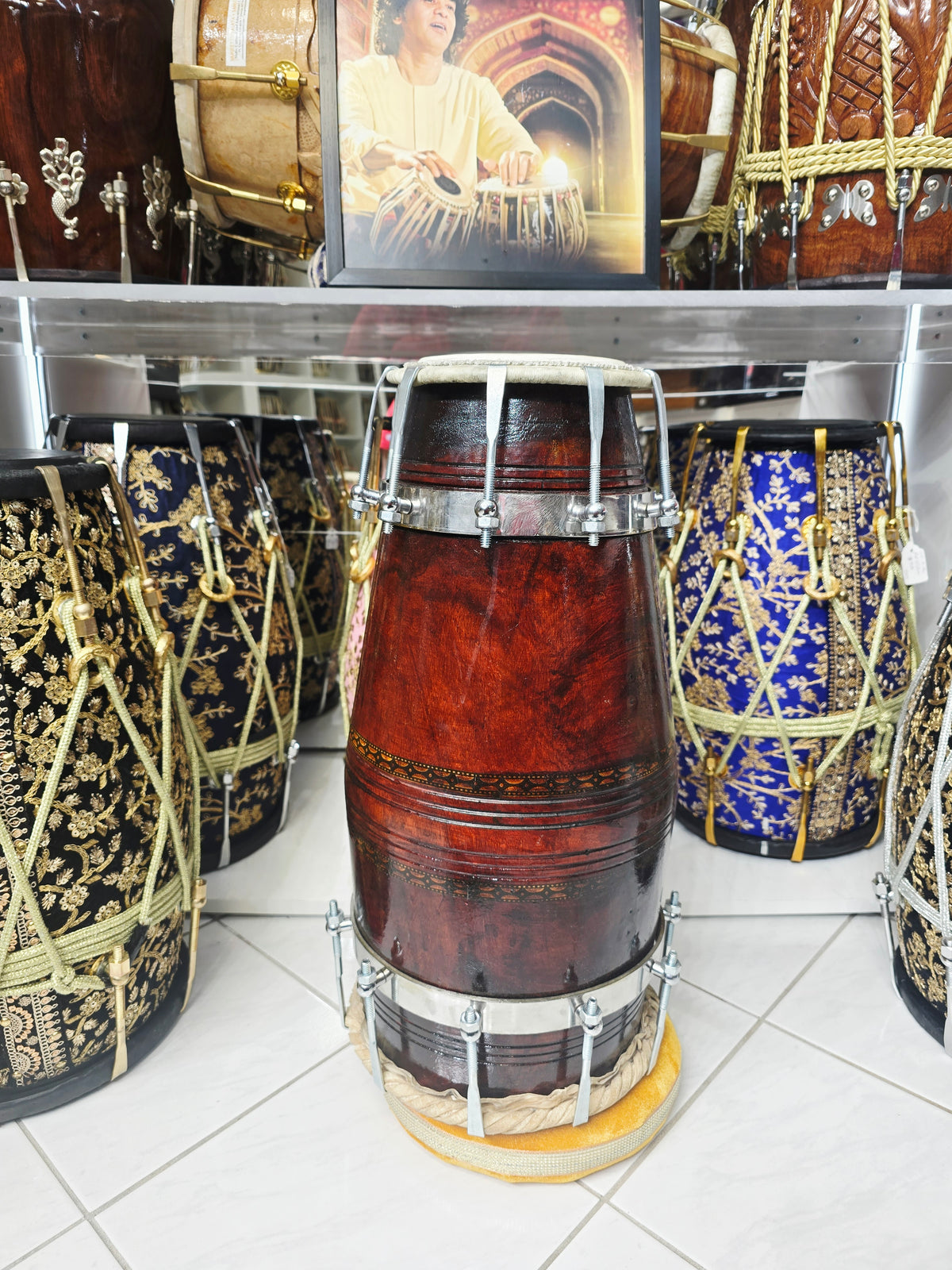 Rudra Vaani | 20.75" Red Sheesham Naal Exceptional Tone *Very Minor Cosmetic Blemishes