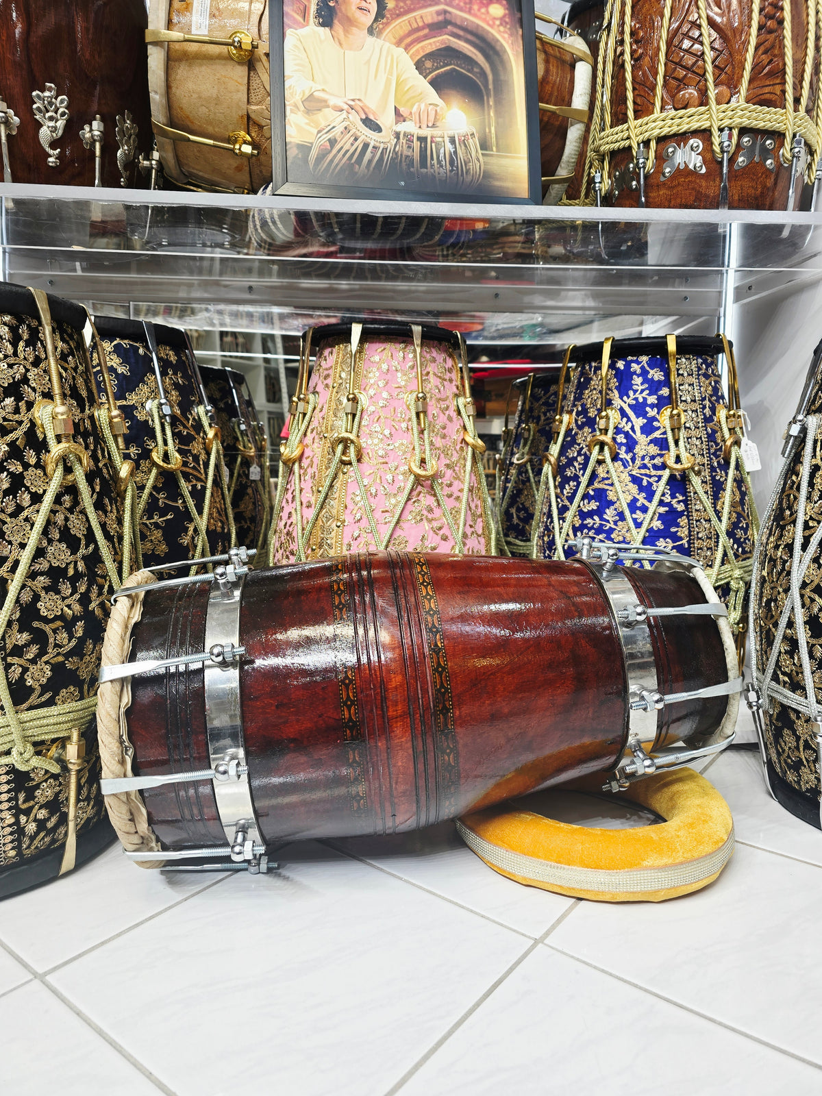 Rudra Vaani | 20.75" Red Sheesham Naal Exceptional Tone *Very Minor Cosmetic Blemishes