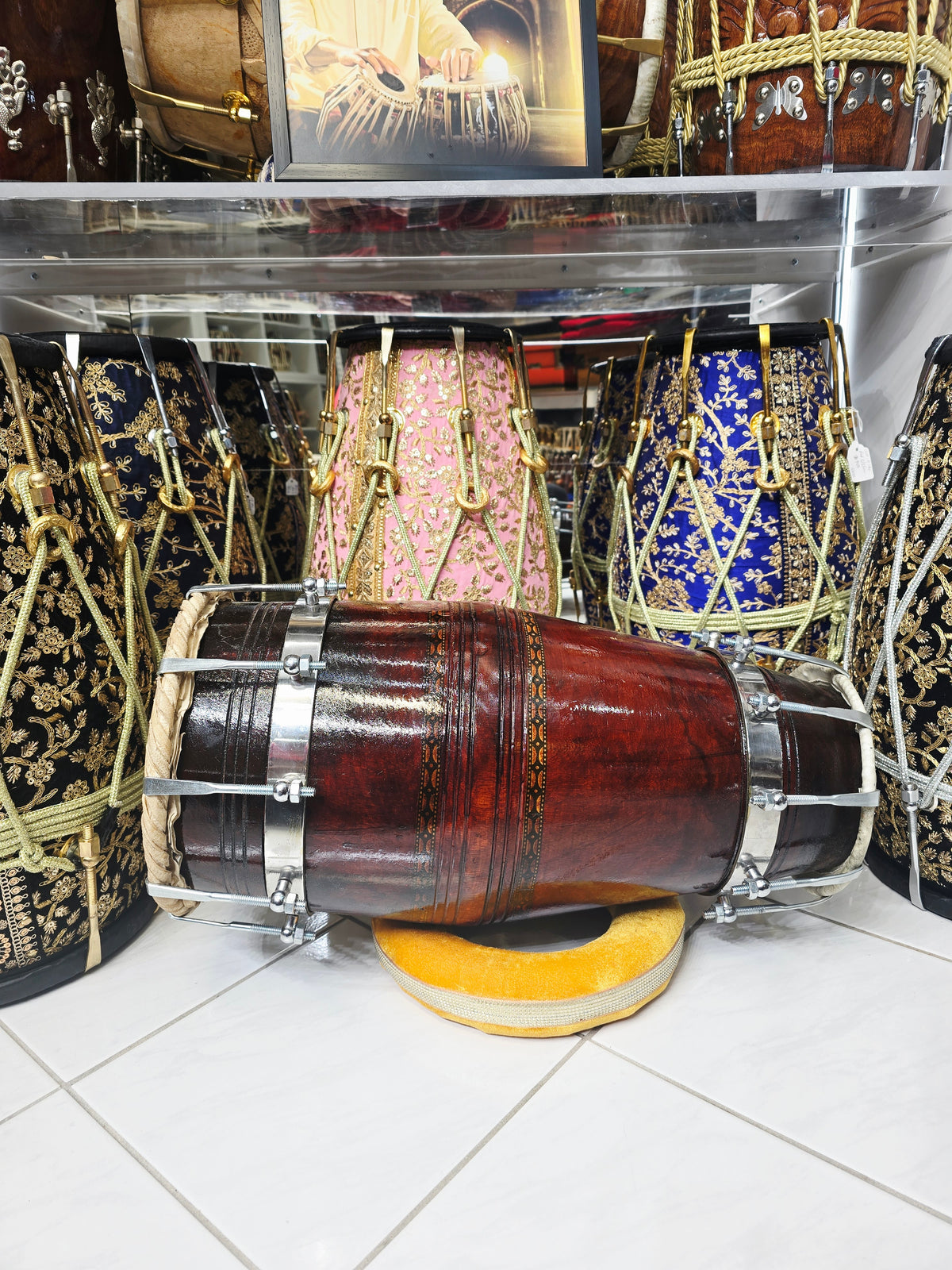Rudra Vaani | 20.75" Red Sheesham Naal Exceptional Tone *Very Minor Cosmetic Blemishes