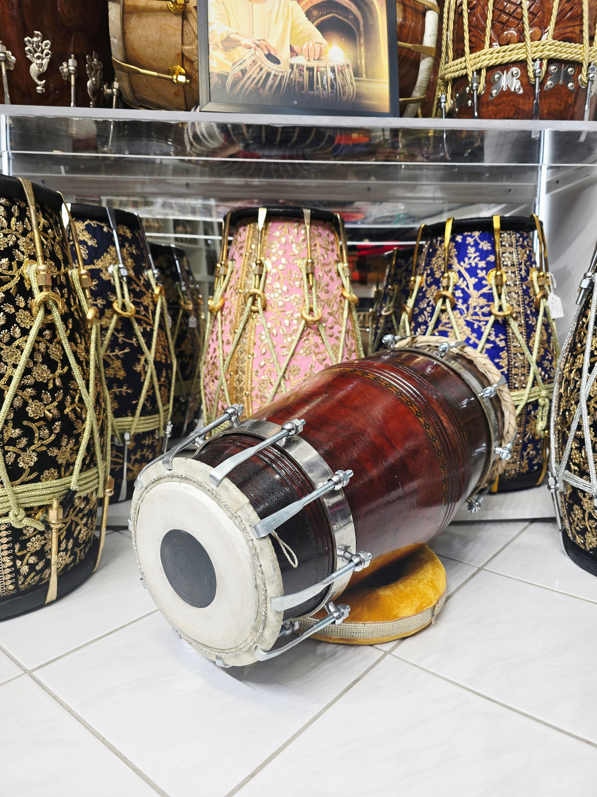 Rudra Vaani | 20.75" Red Sheesham Naal Exceptional Tone *Very Minor Cosmetic Blemishes