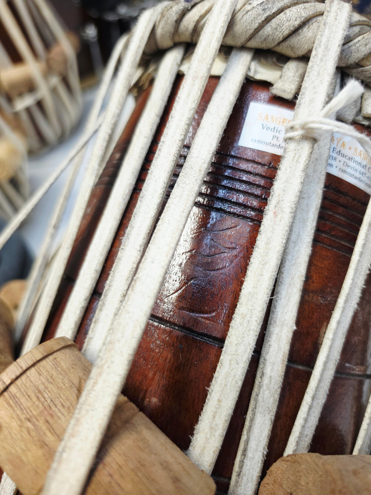Svaranjali Classic | 5.75" D# Red Sheesham Concert Tabla Dayan *Minor Cosmetic Blemishes + Exceptional Tone + Barely Noticeable Hissing