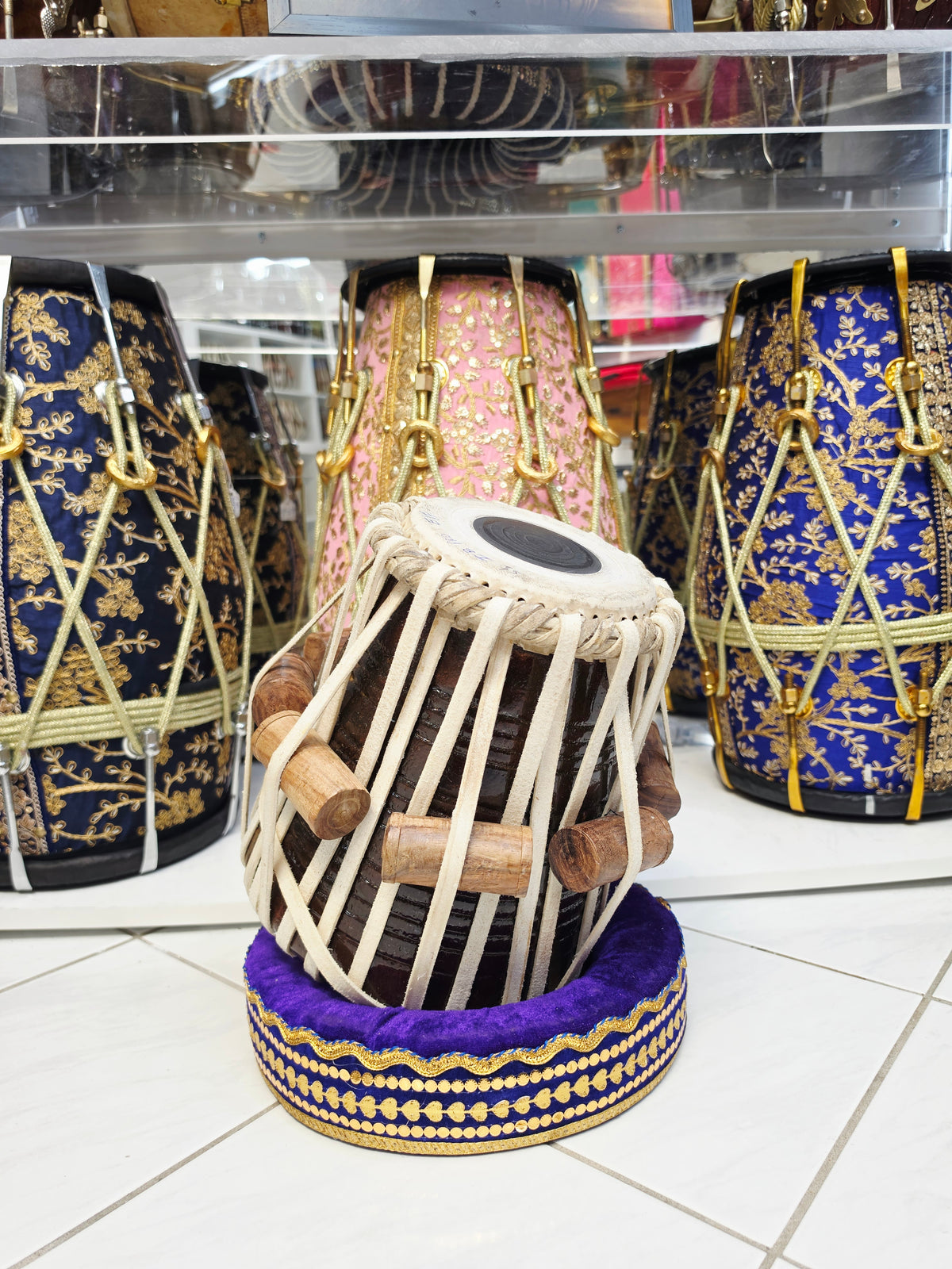 Naadjyoti Elite | 5.5" E/F Iqbal Pro Heavyweight Large Black Sheesham Tabla Dayan *Minor Cosmetic Blemishes + Barely Noticeable Buzzing