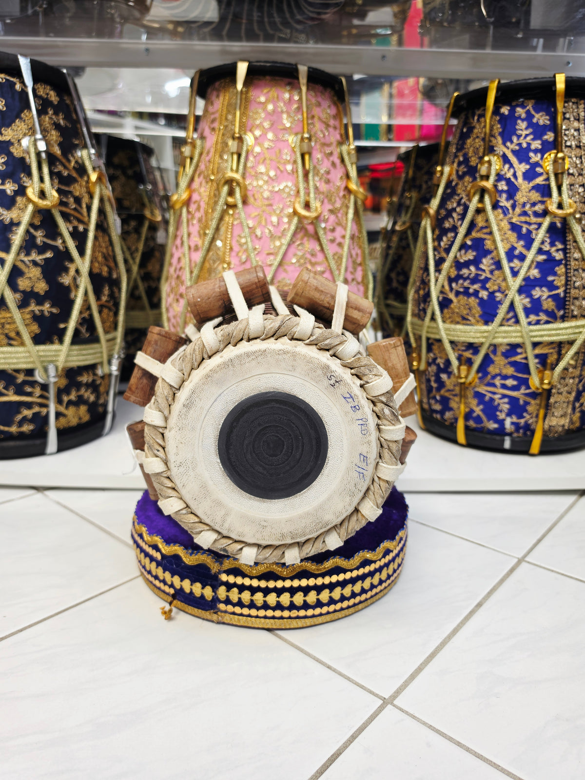 Naadjyoti Elite | 5.5" E/F Iqbal Pro Heavyweight Large Black Sheesham Tabla Dayan *Minor Cosmetic Blemishes + Barely Noticeable Buzzing