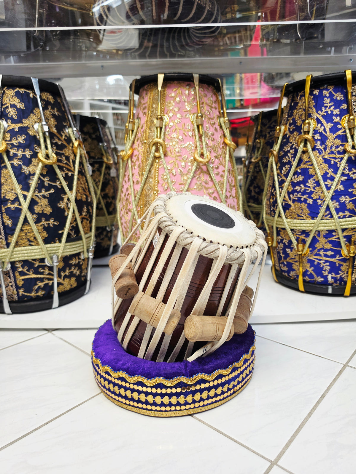 SvaraKriti Elite | 5⅛" F# Iqbal Pro Red Sheesham Tabla Dayan