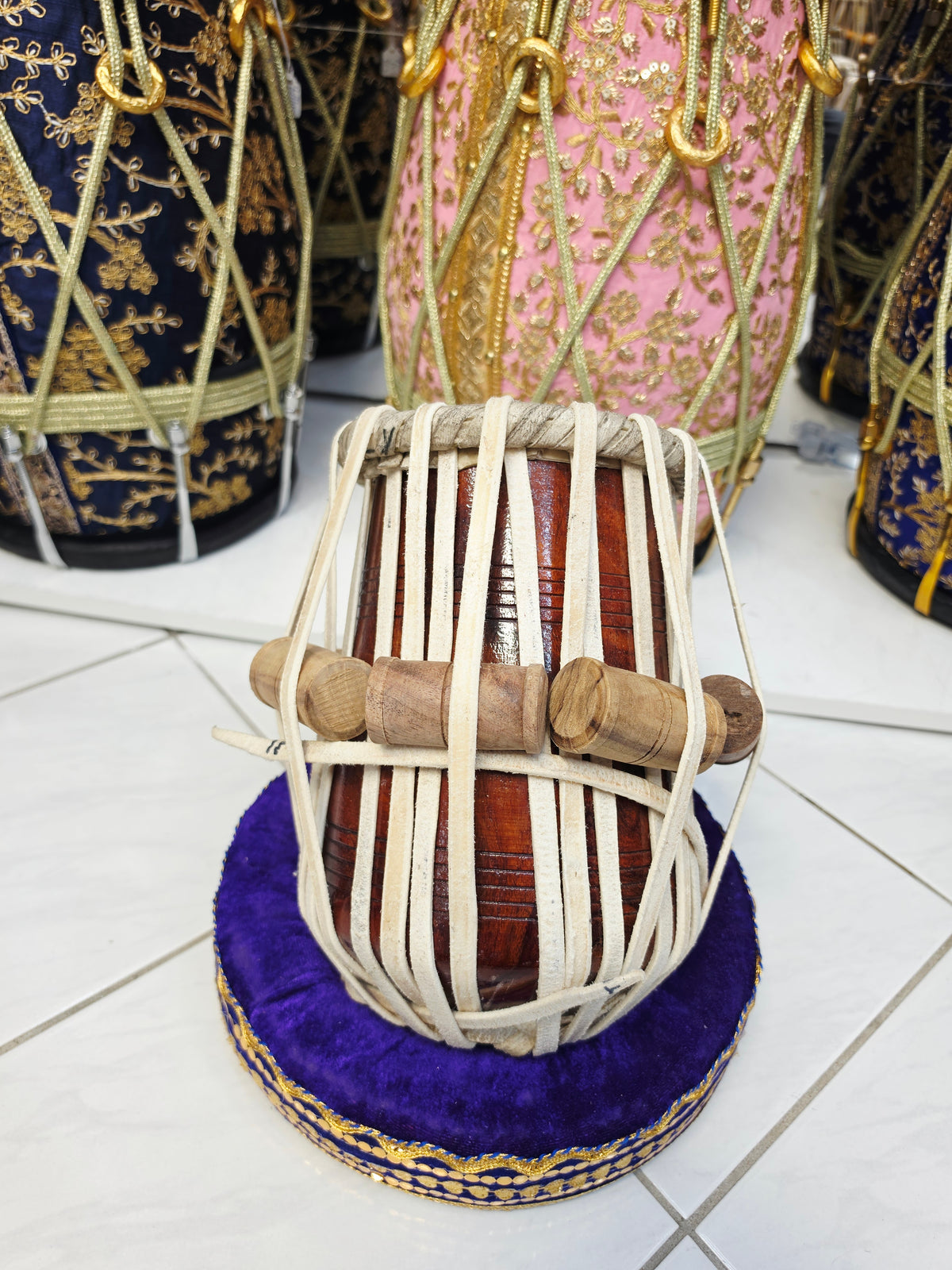 SvaraKriti Elite | 5⅛" F# Iqbal Pro Red Sheesham Tabla Dayan