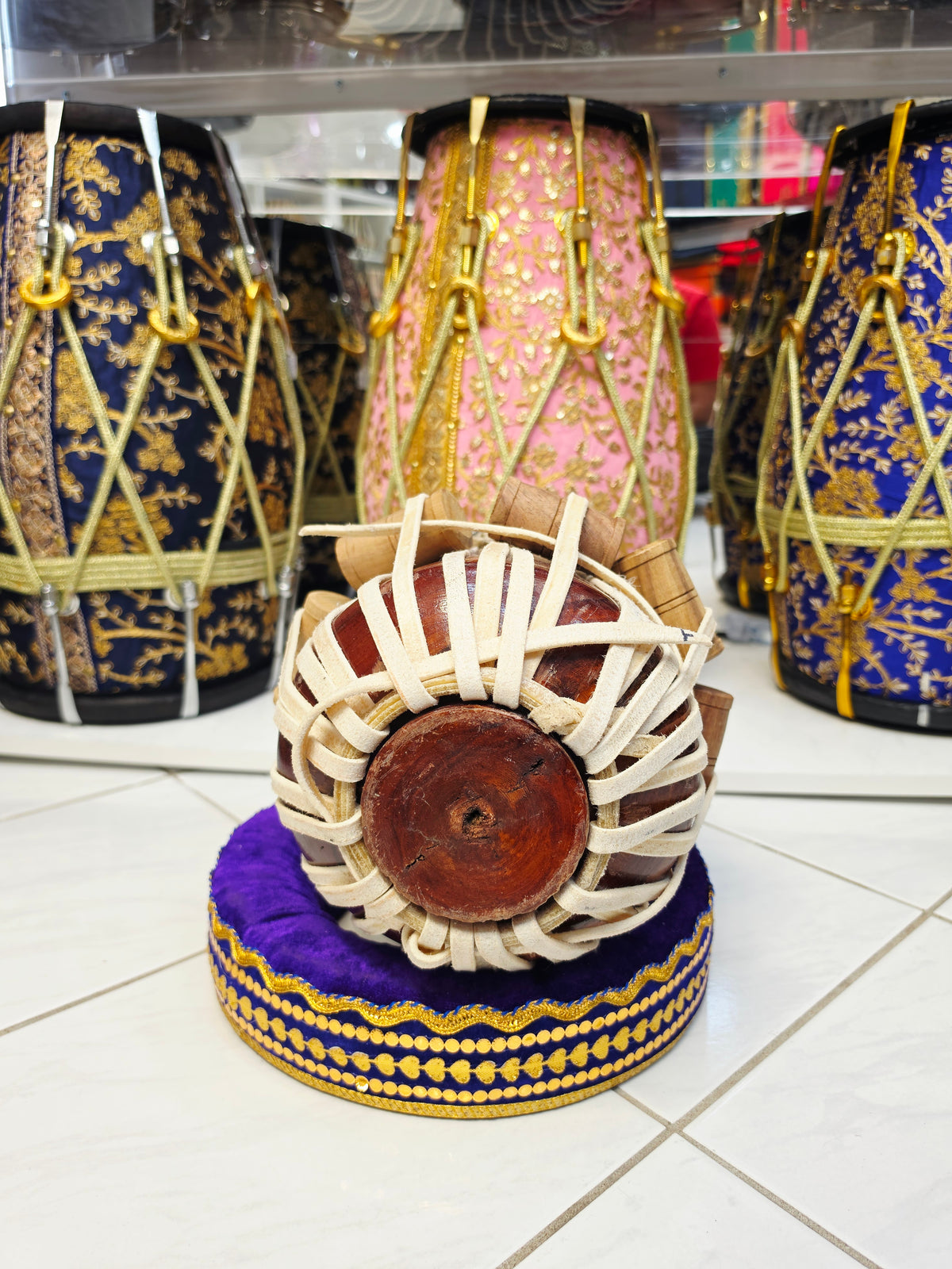 SvaraKriti Elite | 5⅛" F# Iqbal Pro Red Sheesham Tabla Dayan