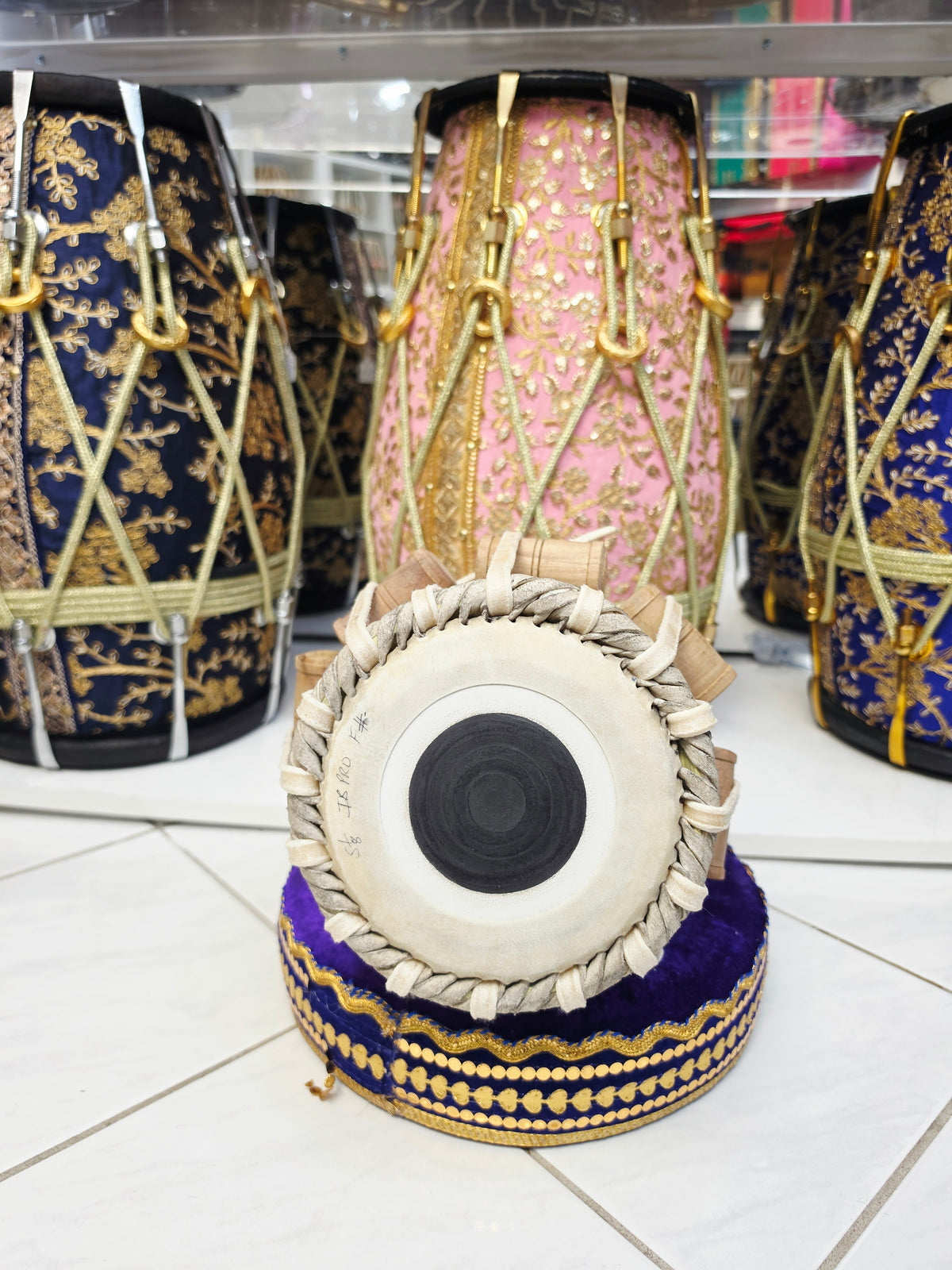 SvaraKriti Elite | 5⅛" F# Iqbal Pro Red Sheesham Tabla Dayan