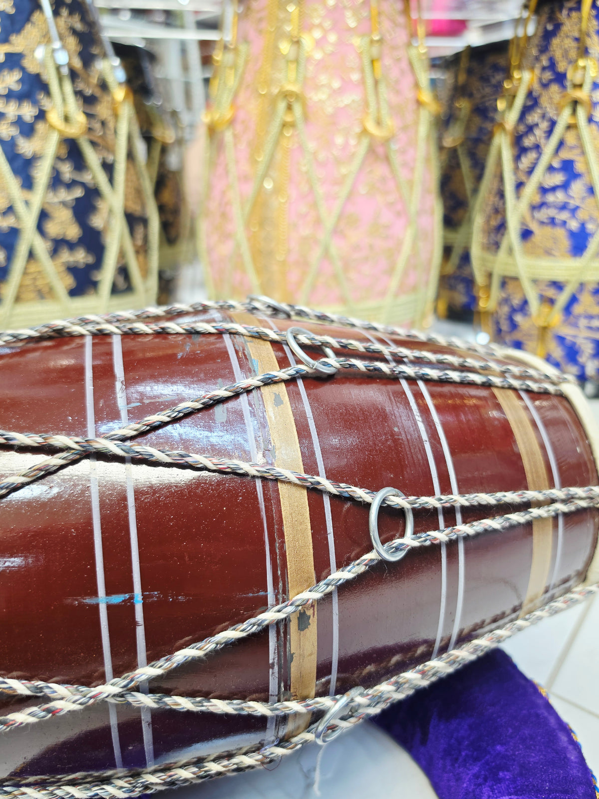 Brown Toddler Dholak (Ages 1-3) *Cosmetic Defects