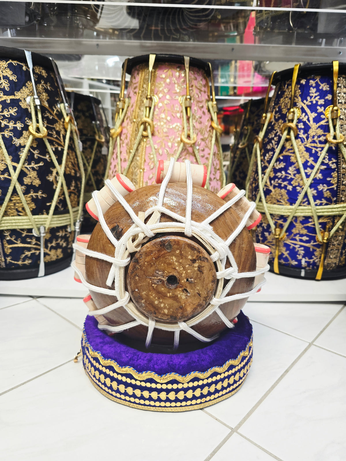 SvaraTitan Prestige | 5.75" C#/D Iqbal Pro Red Sheesham Bolted Tabla Dayan *Slight Vibration Sound