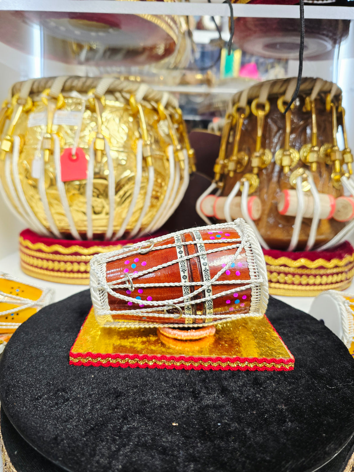 Swar Jyoti | Handcrafted Miniature Decorative Dholak