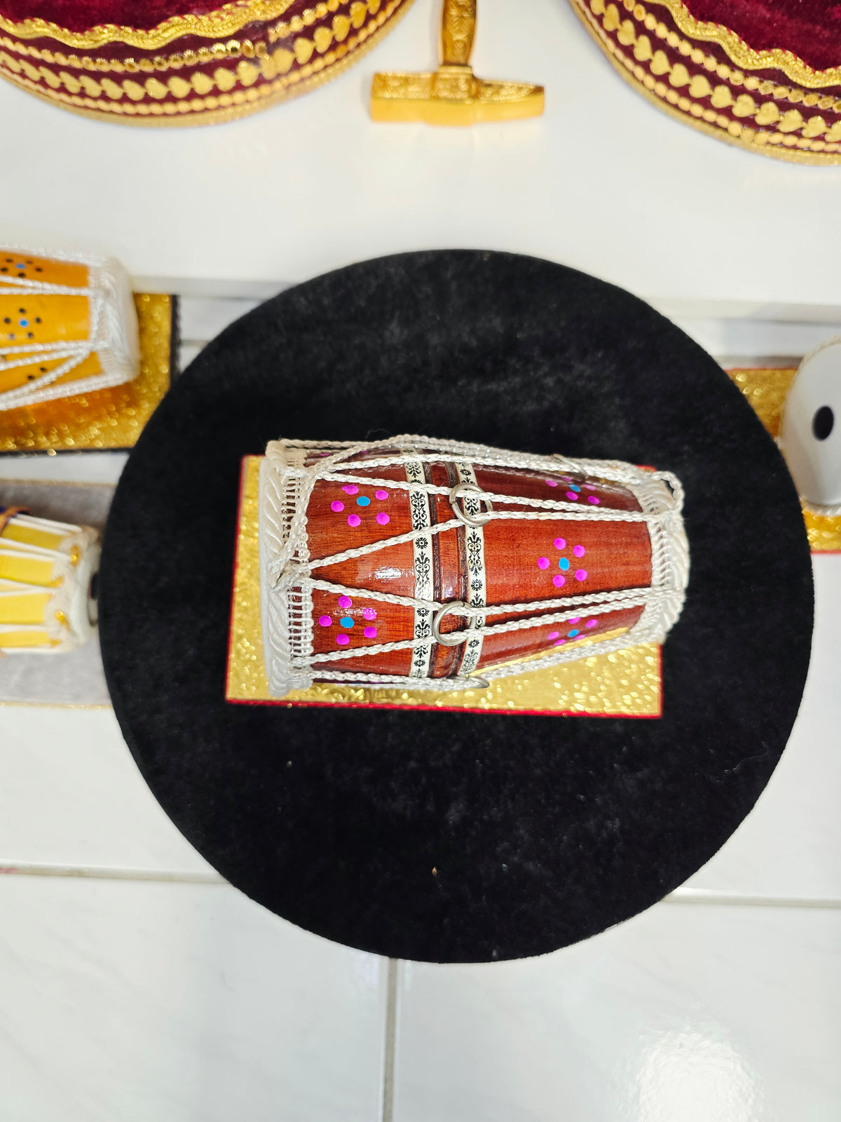 Swar Jyoti | Handcrafted Miniature Decorative Dholak
