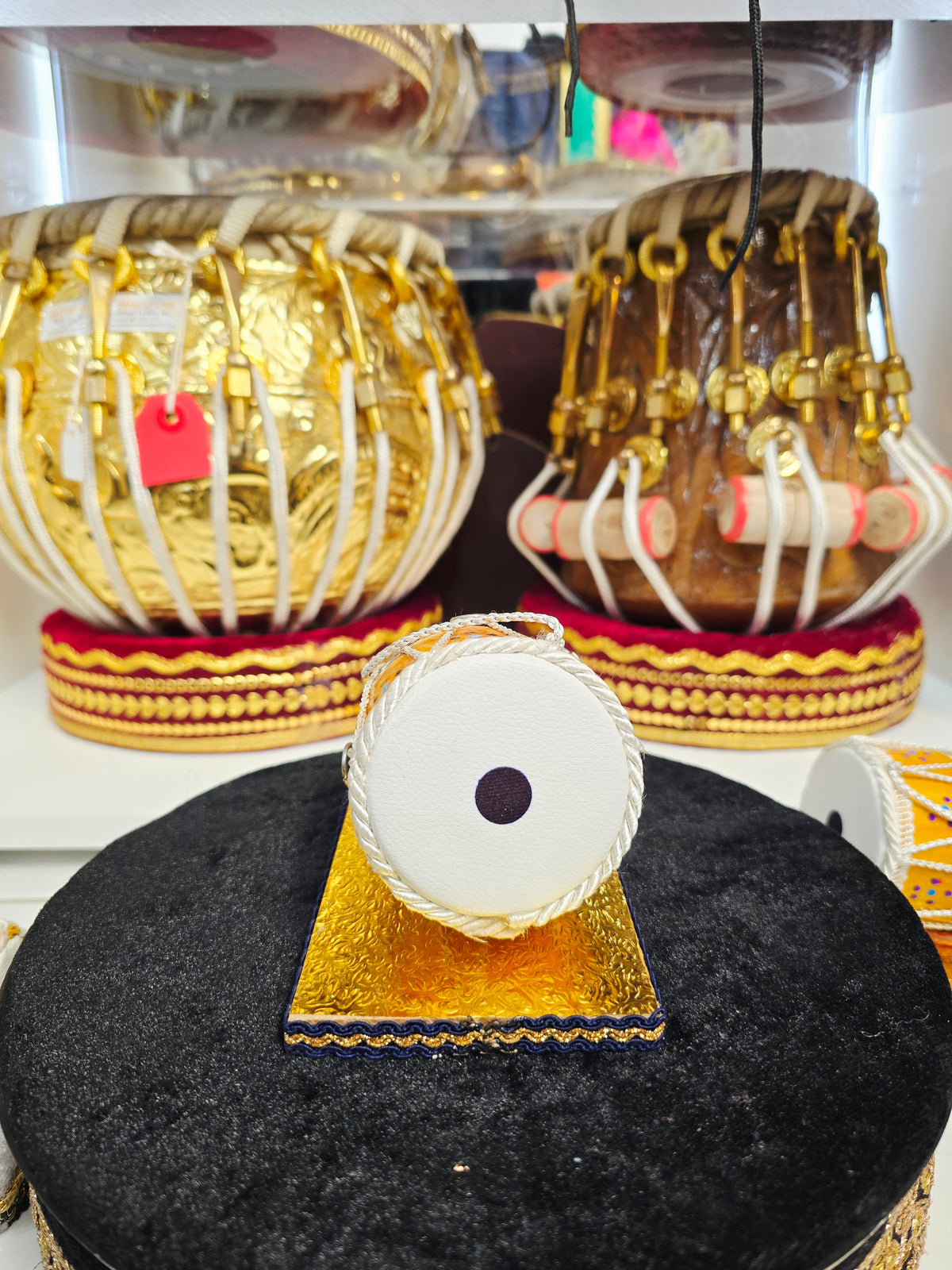 Peetambara | Handcrafted Miniature Decorative Dholak