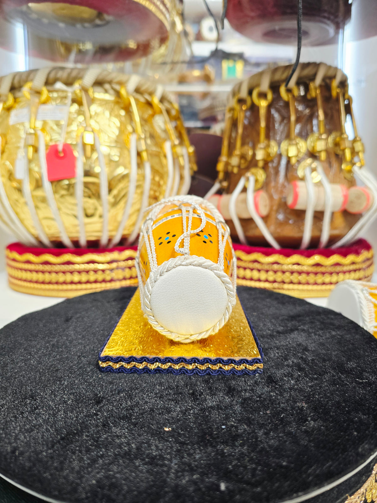 Peetambara | Handcrafted Miniature Decorative Dholak