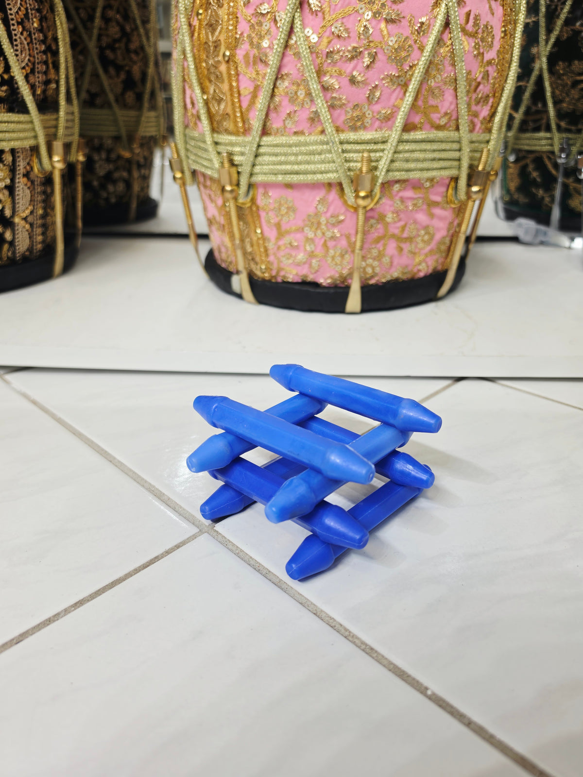 Blue Fiberglass Bayan Ghattas (8-piece set)