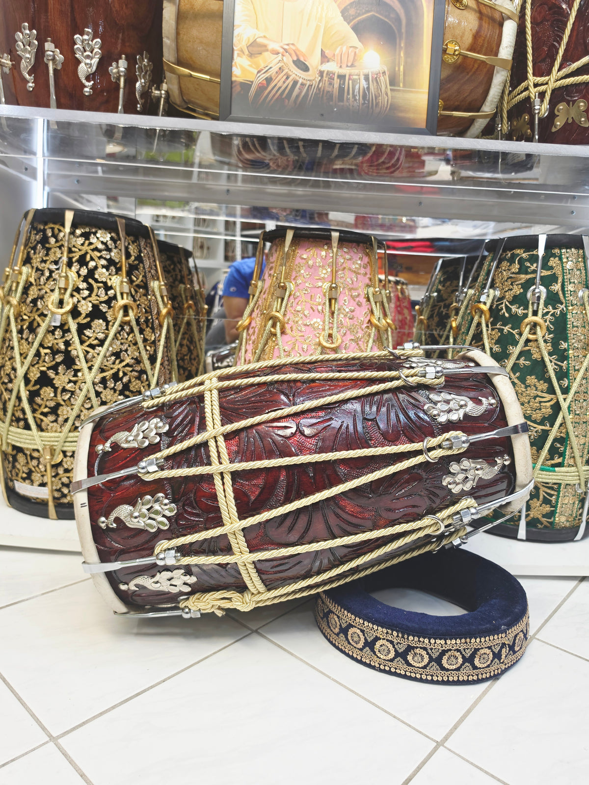 Vrukshakala | Premium Hand-Carved Chetram Dholak