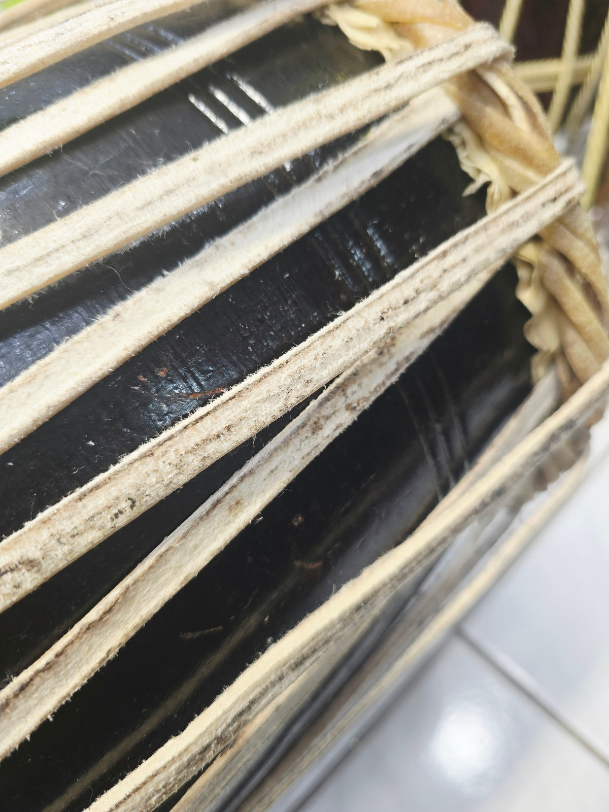 Kaaldhwani Heritage | Custom Traditional Black Sheesham Dhamma for Pascal