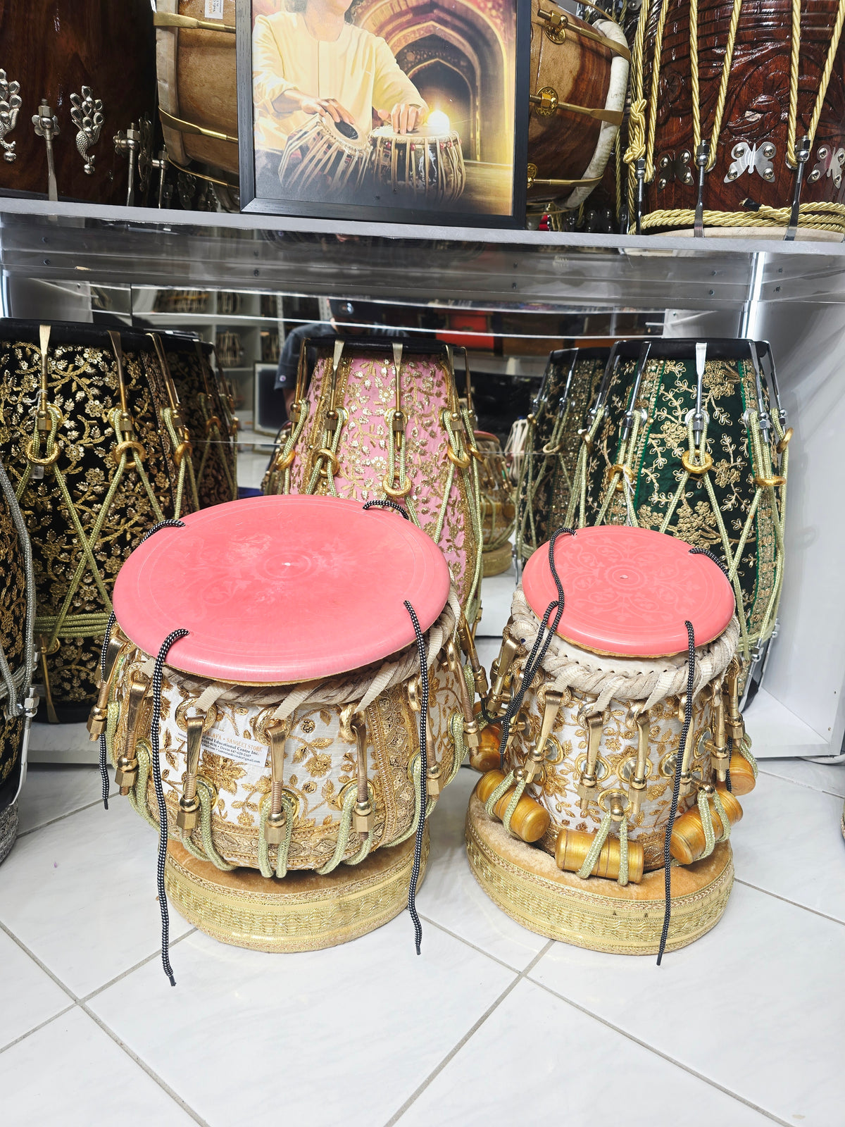 Custom White & Gold Sherwani Wrapped Bolted Dayans Package for Amarnath: 10% Deposit Link