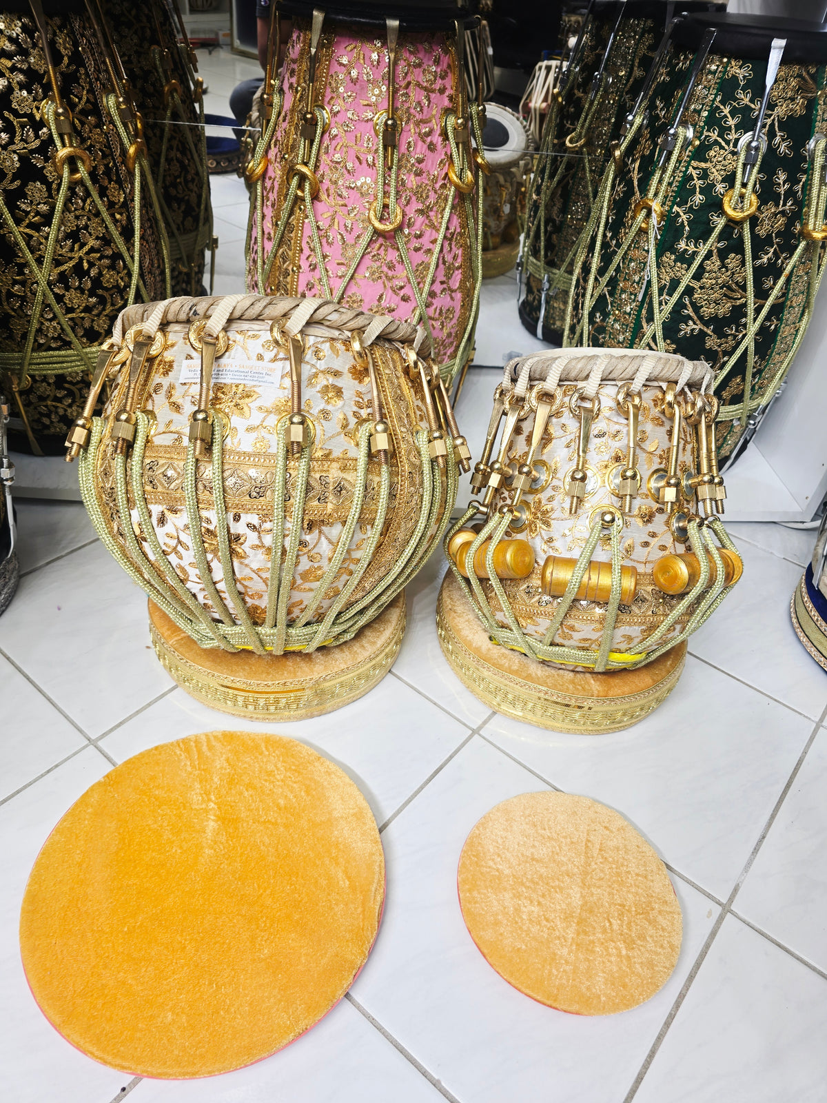 Custom White & Gold Sherwani Wrapped Bolted Dayans Package for Amarnath: 10% Deposit Link