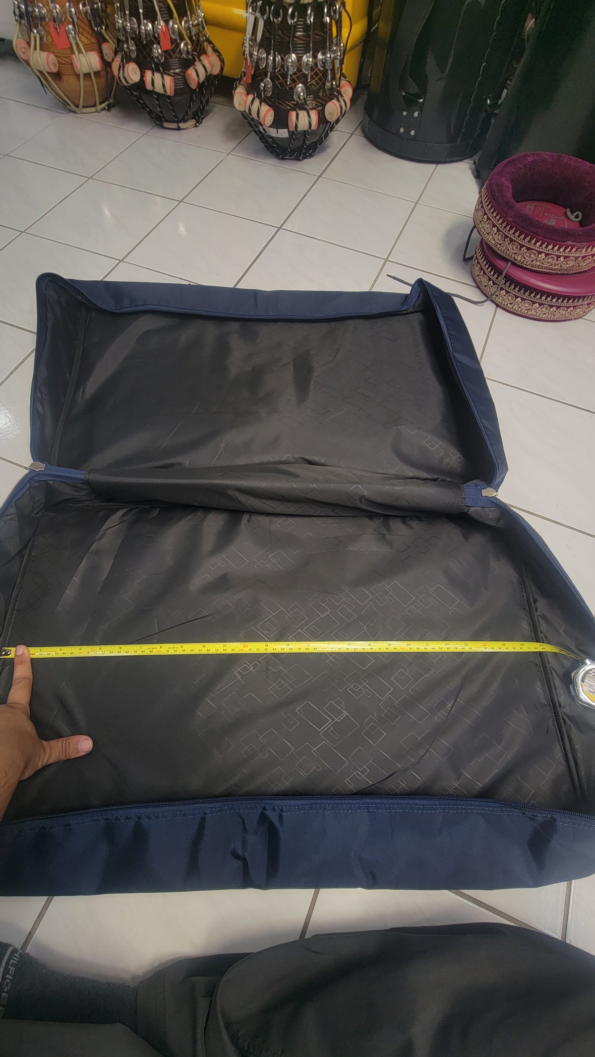 Blue Scale Changer Harmonium Bag (27 X 17½ X 8)