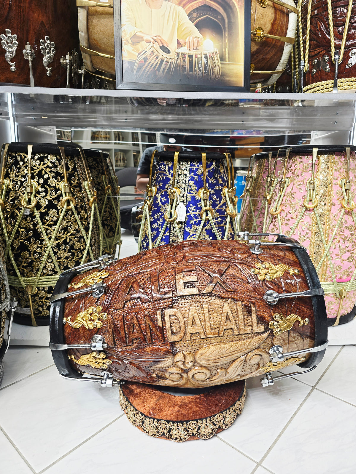 Maharaja Legacy Custom Chetram Dholak – Crafted for Alex Nandalall *Exceptional Tone