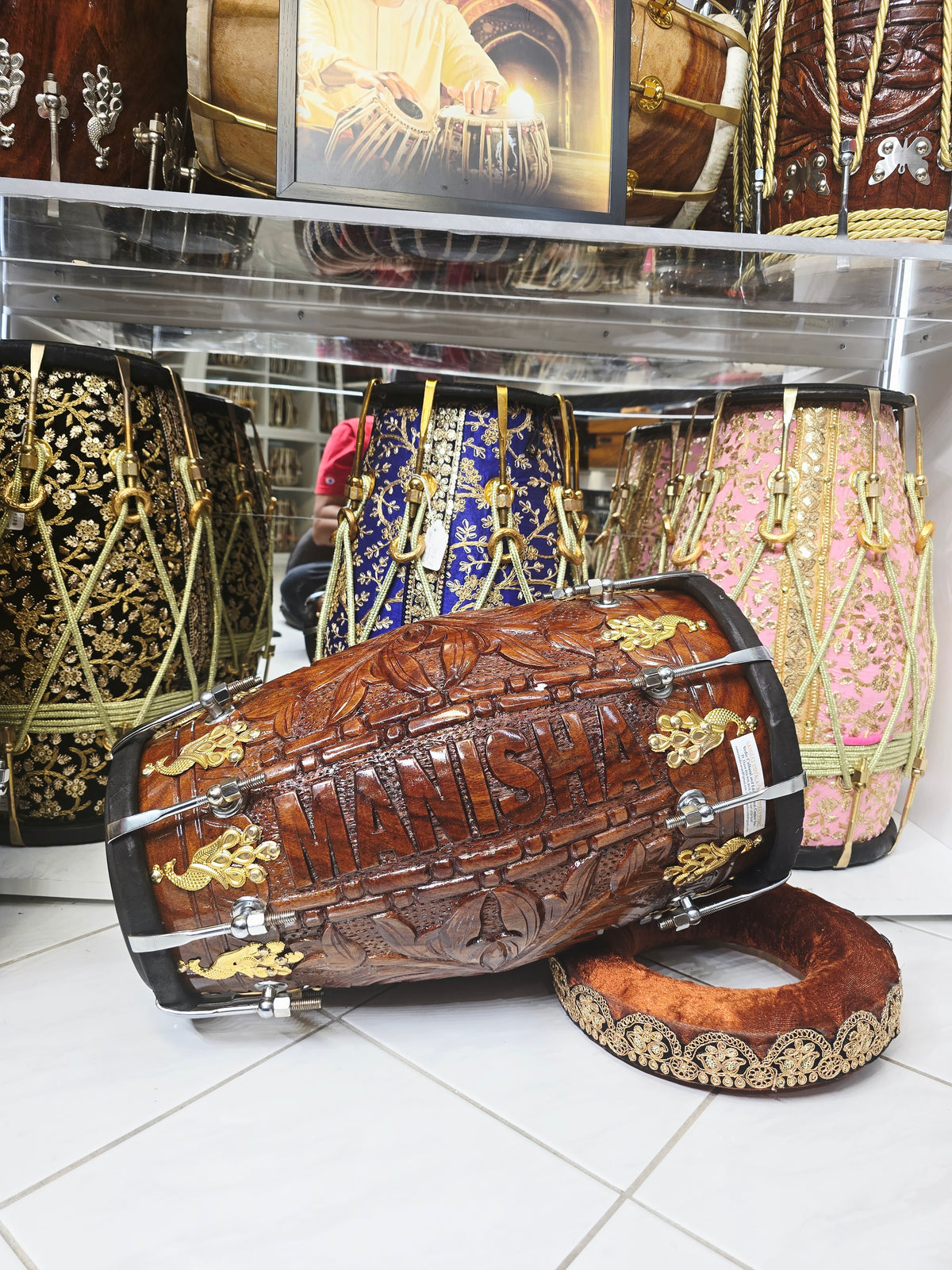 Rajkumari Legacy Custom Chetram Dholak – Crafted for Manisha