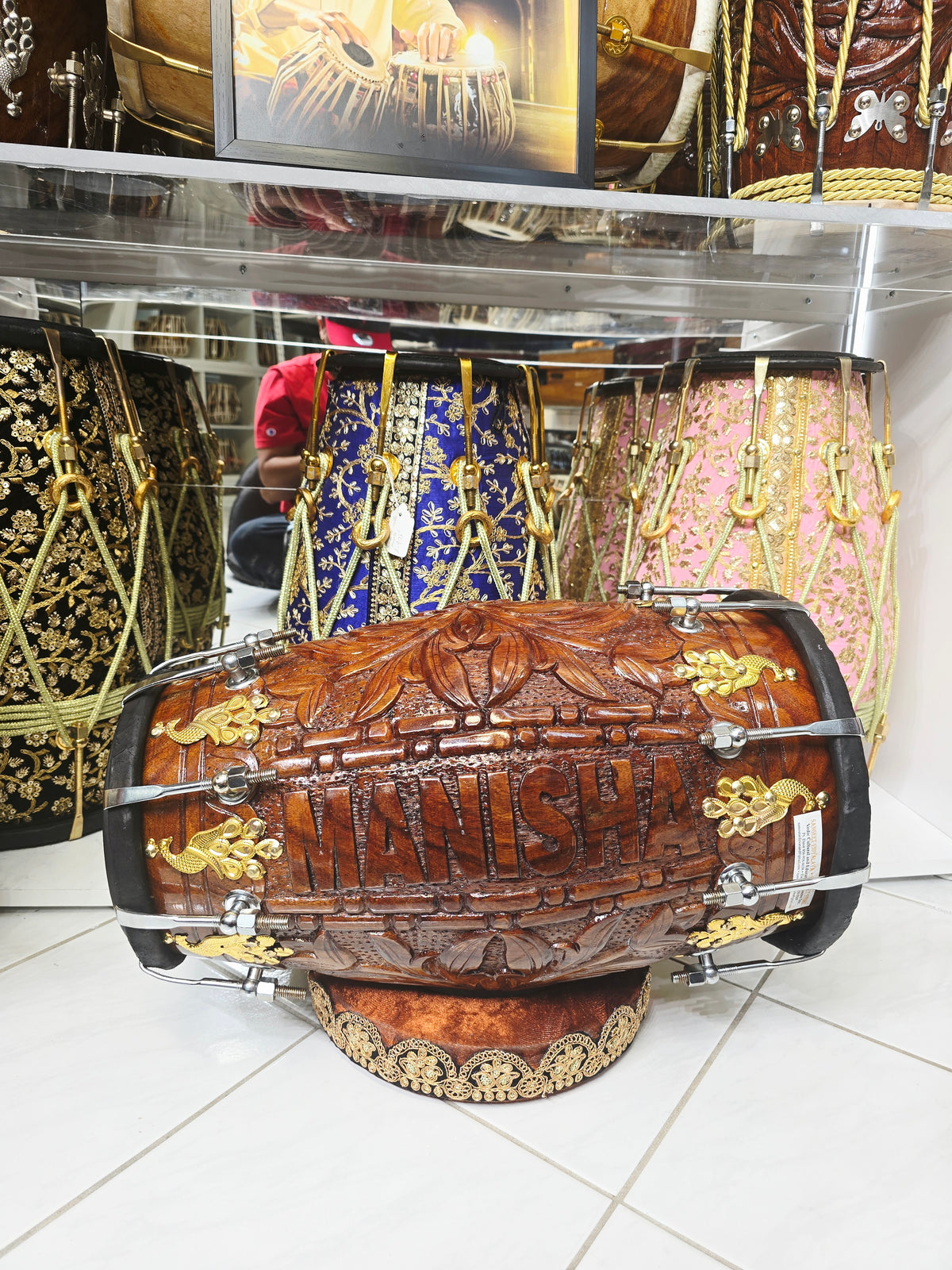 Rajkumari Legacy Custom Chetram Dholak – Crafted for Manisha