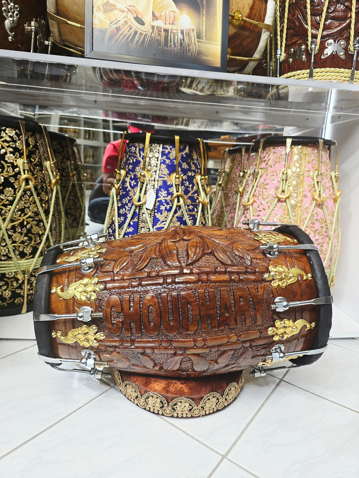 Rajkumari Legacy Custom Chetram Dholak – Crafted for Manisha