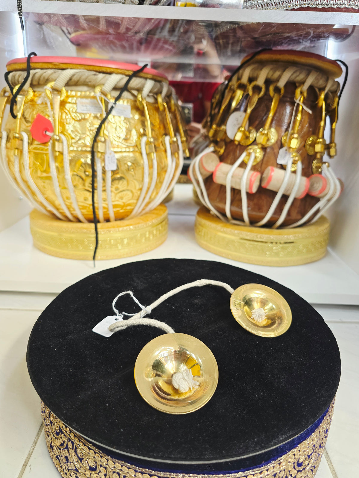 Surya Naad Small Plain Brass Majheera