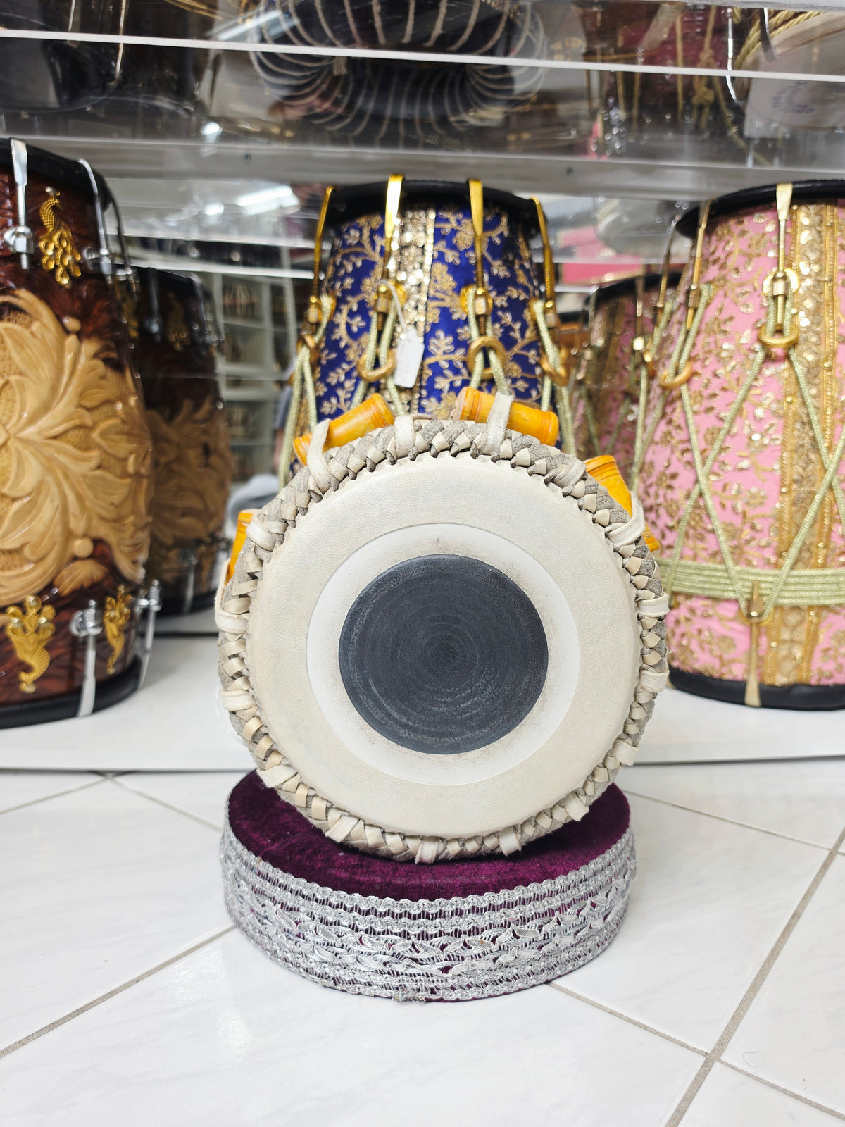 Midnight Ember – Hand-Engraved Mango Wood Jori Dayan (7.25" Low D#) *Very Minor Cosmetic Marks