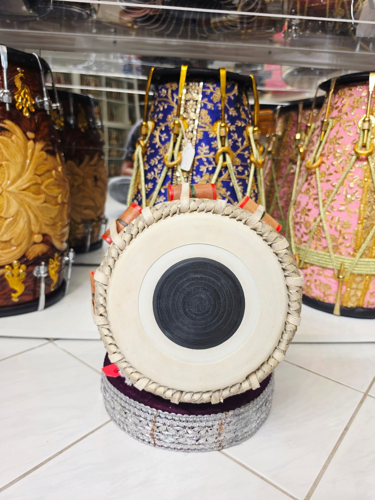 Deep Ember – Hand-Engraved Mango Wood Jori Dayan (7.5" Low C#) *Minor Cosmetic Crack